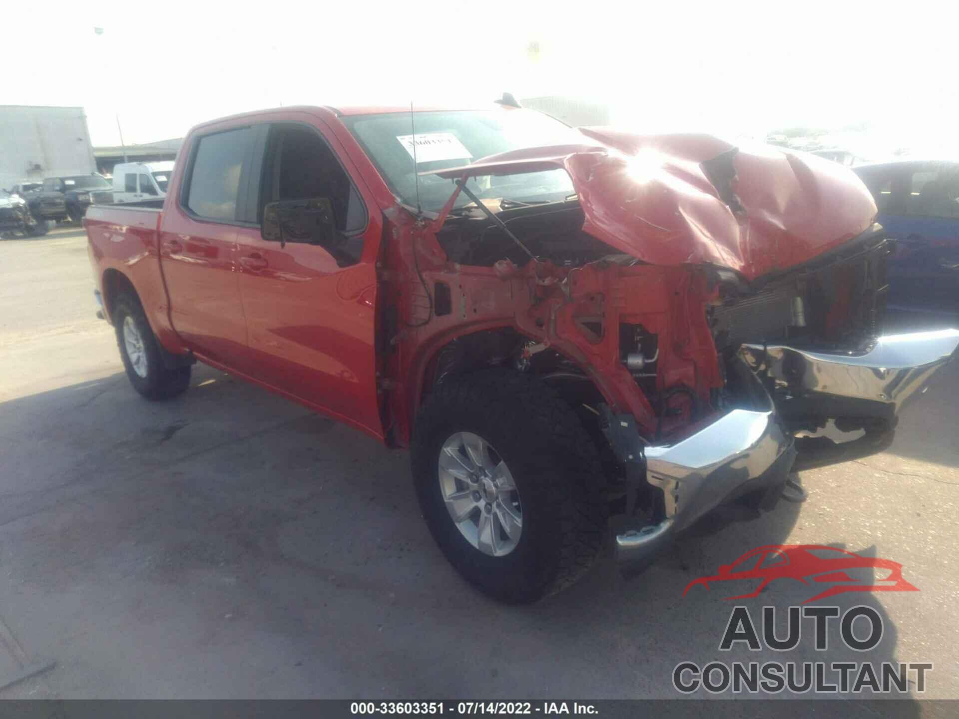 CHEVROLET SILVERADO 1500 2021 - 3GCUYDED2MG133440