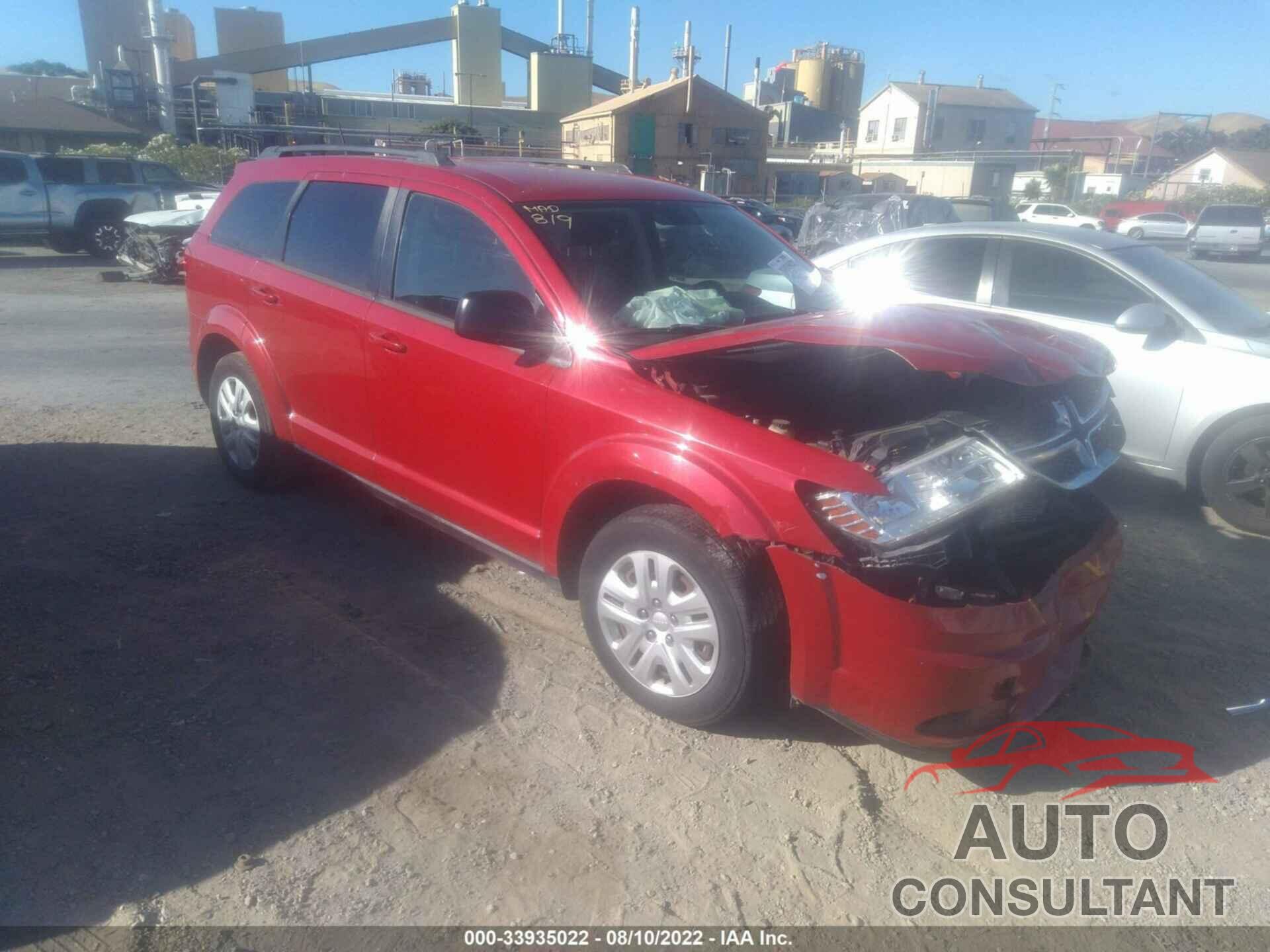 DODGE JOURNEY 2016 - 3C4PDCABXGT223034