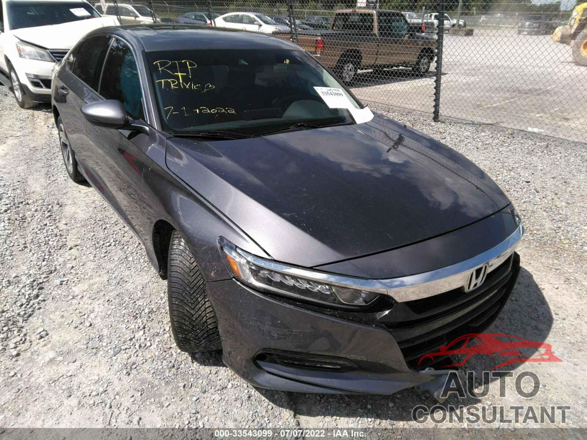 HONDA ACCORD SEDAN 2018 - 1HGCV1F53JA110030