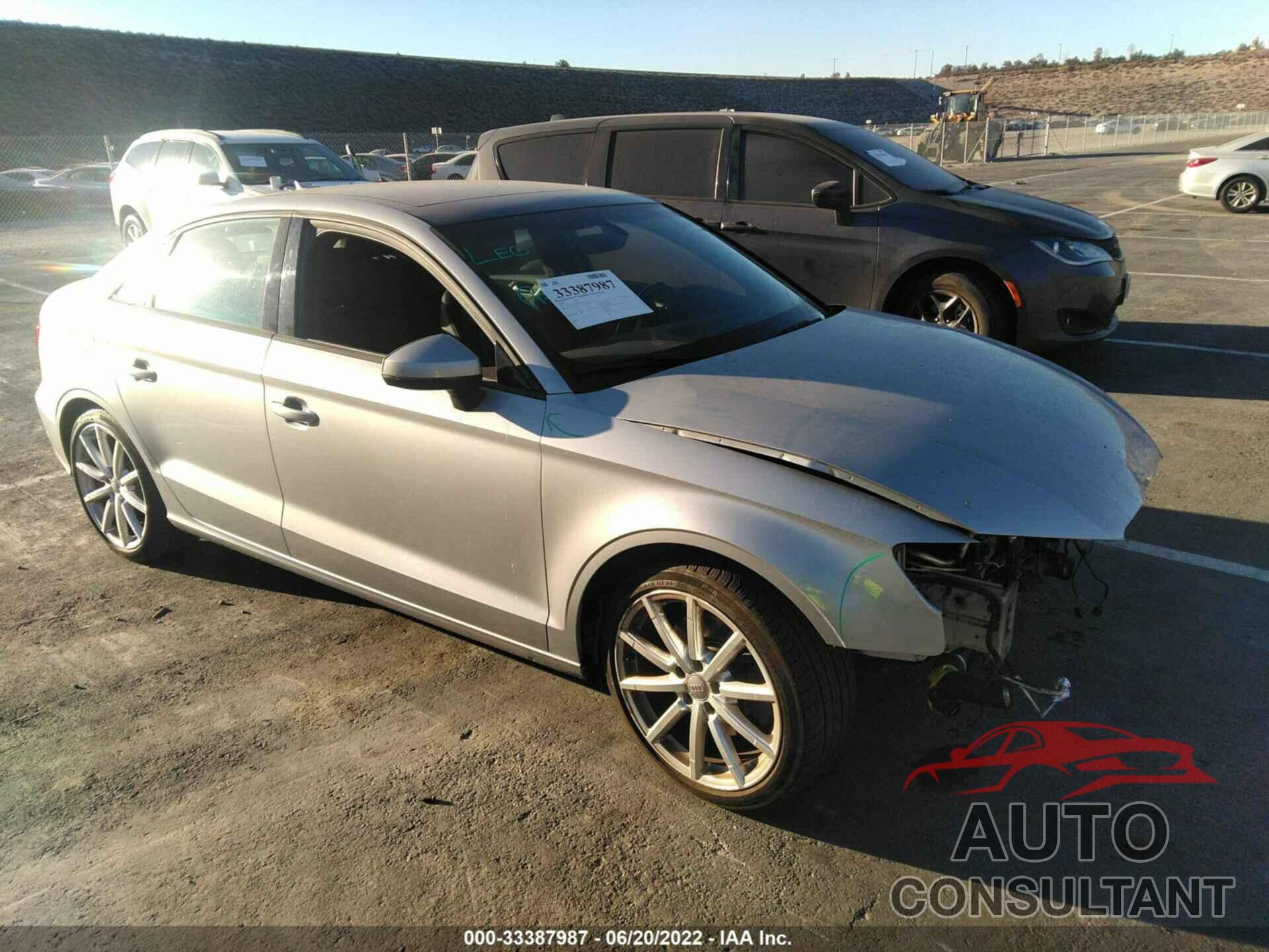 AUDI A3 2016 - WAUA7GFF0G1020593