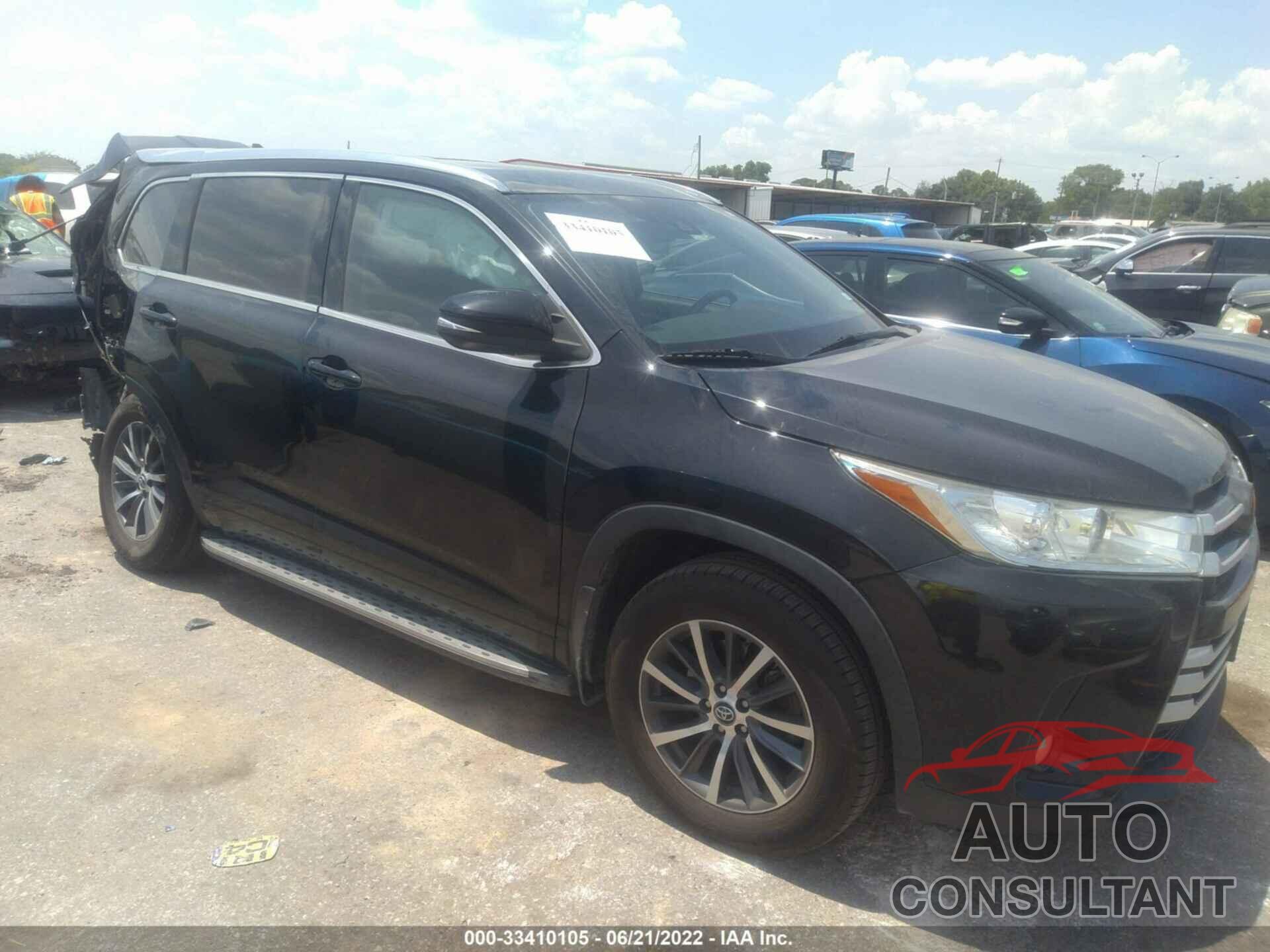 TOYOTA HIGHLANDER 2017 - 5TDKZRFH2HS523402
