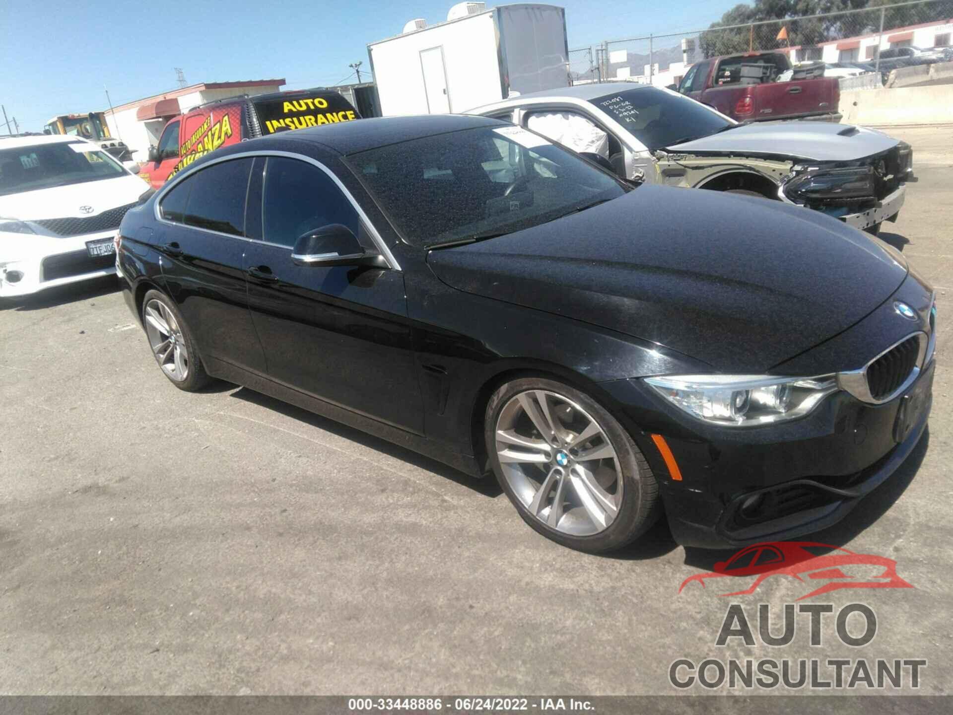 BMW 4 SERIES 2017 - WBA4F7C33HG788626