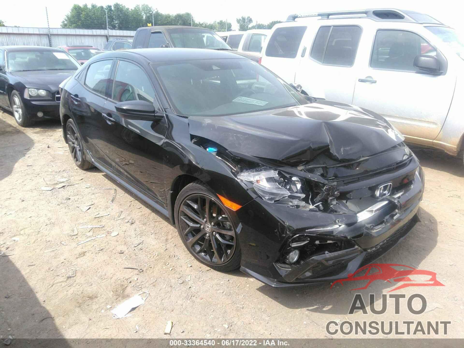 HONDA CIVIC HATCHBACK 2021 - SHHFK7H40MU405821