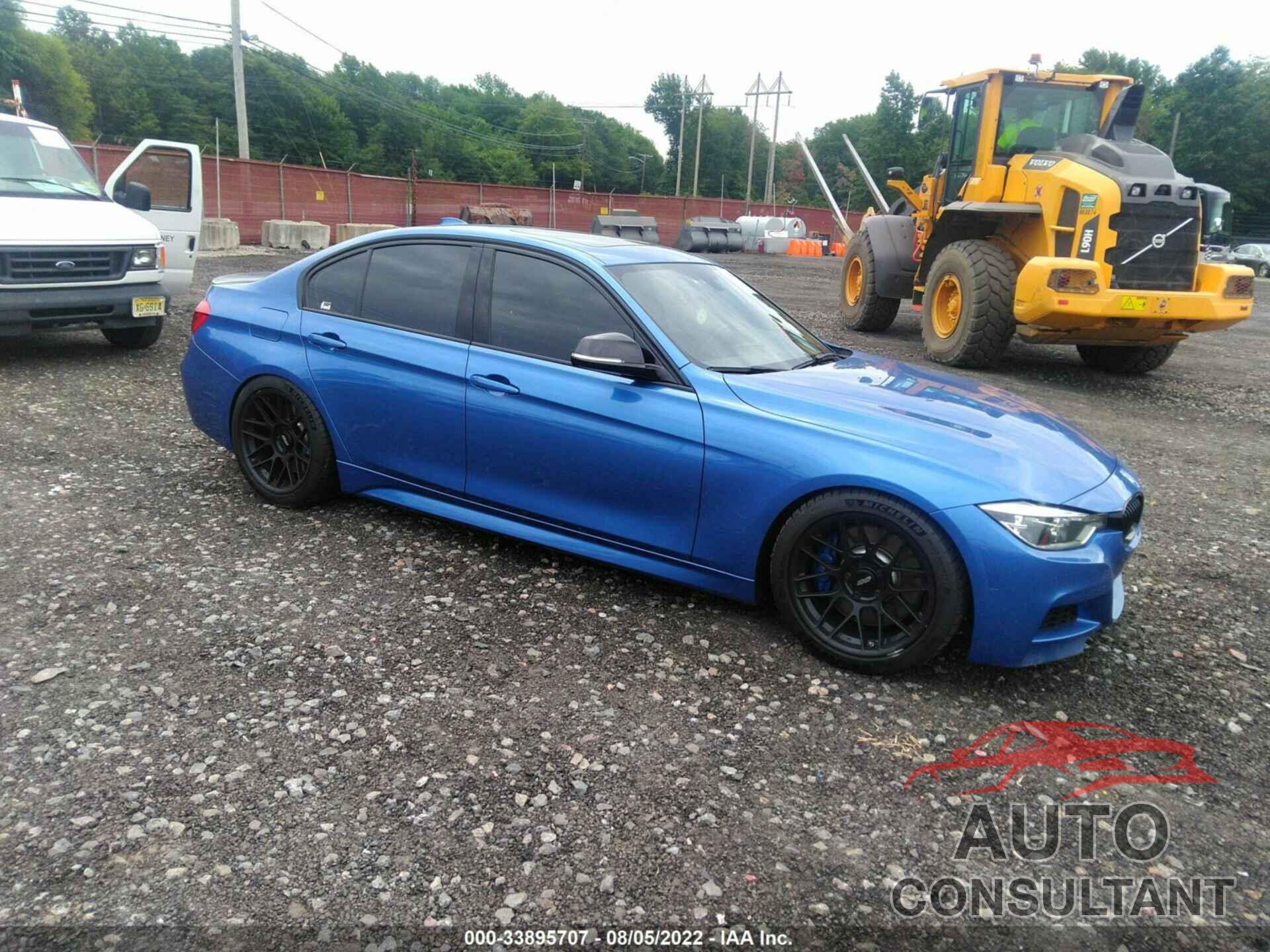 BMW 3 SERIES 2016 - WBA8B7C52GK487047