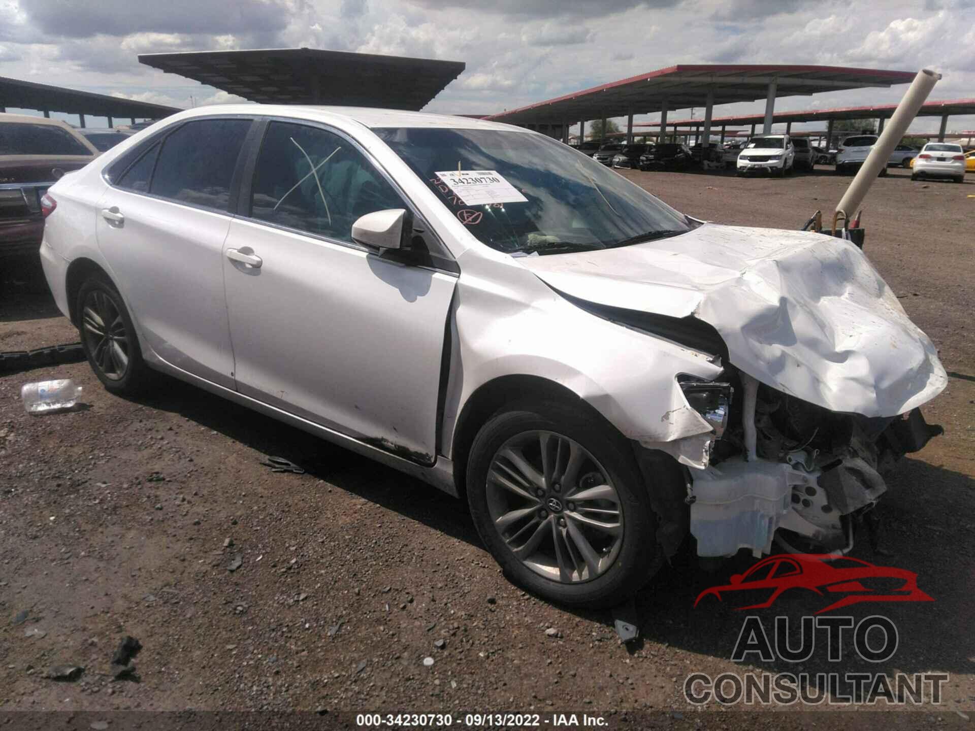 TOYOTA CAMRY 2017 - 4T1BF1FK4HU374701