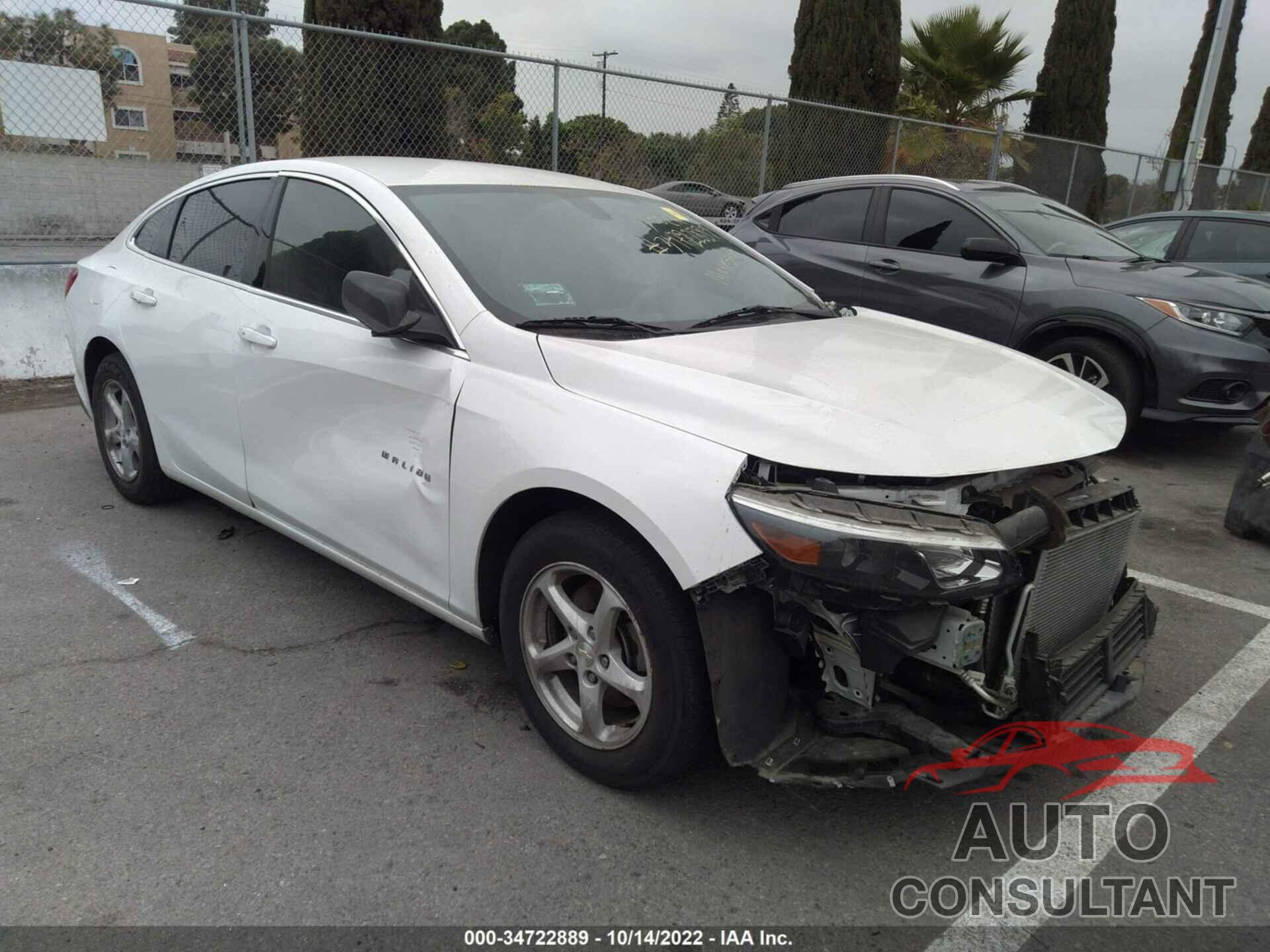 CHEVROLET MALIBU 2017 - 1G1ZB5STXHF257335
