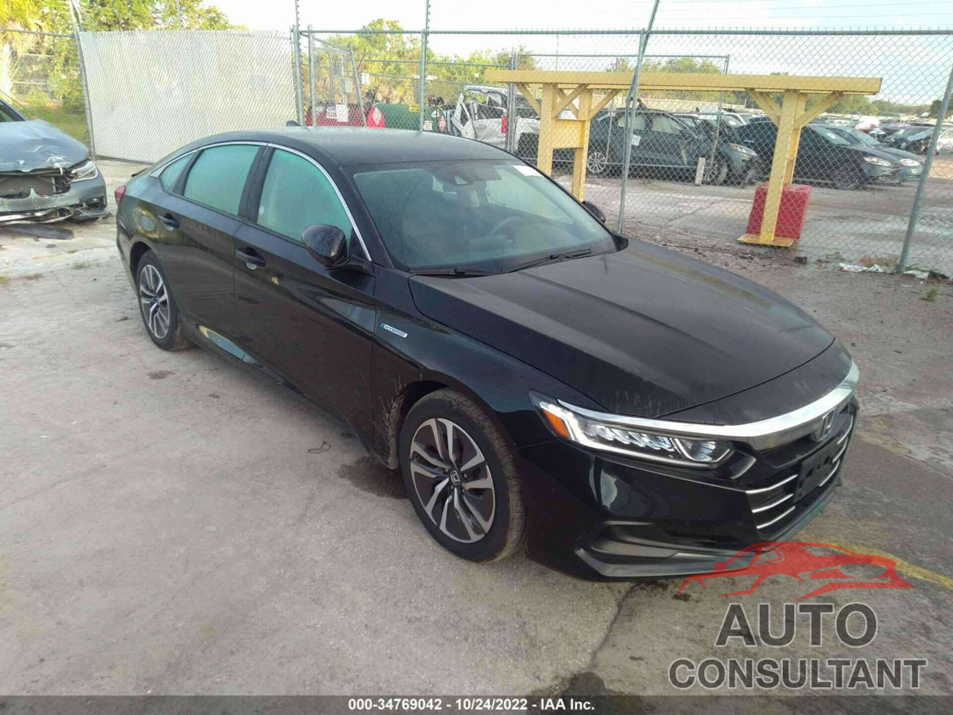 HONDA ACCORD HYBRID 2021 - 1HGCV3F13MA018607