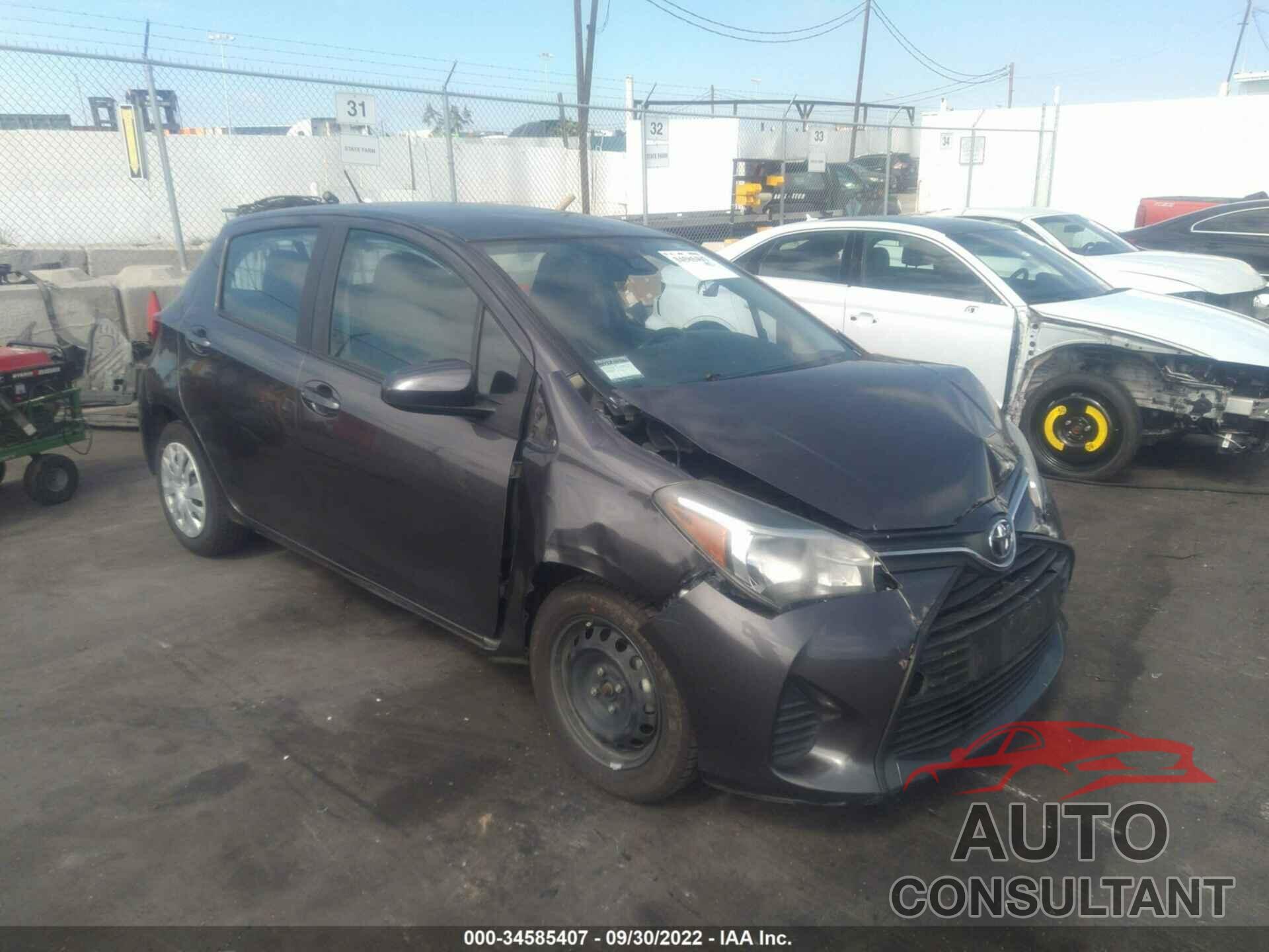 TOYOTA YARIS 2017 - VNKKTUD34HA085465