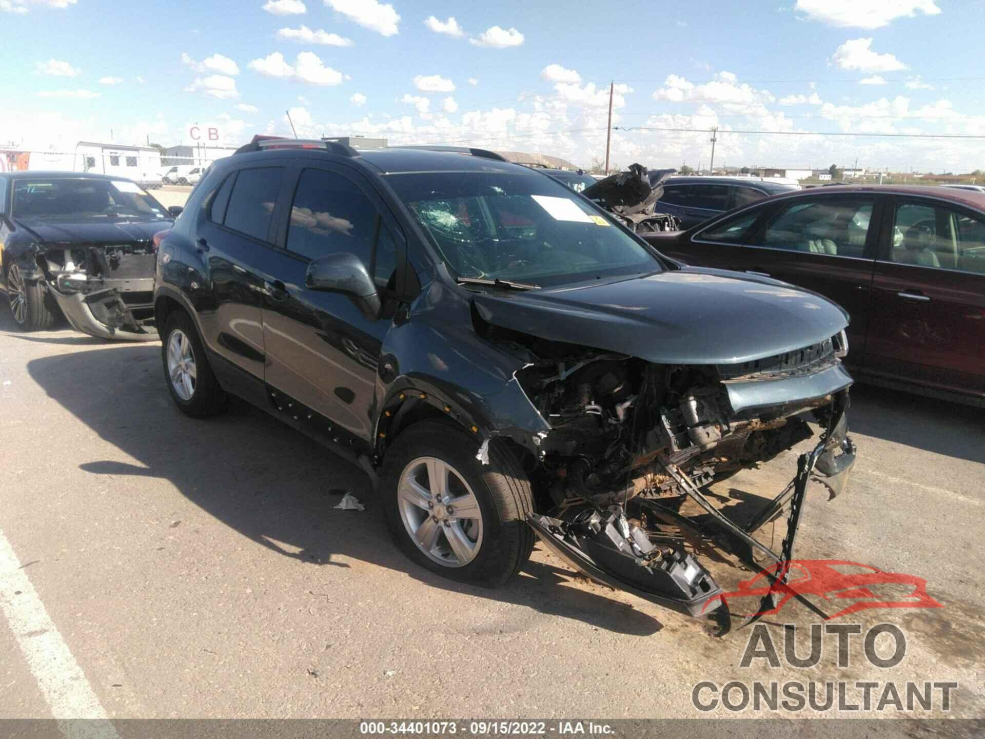 CHEVROLET TRAX 2022 - KL7CJPSM2NB511592