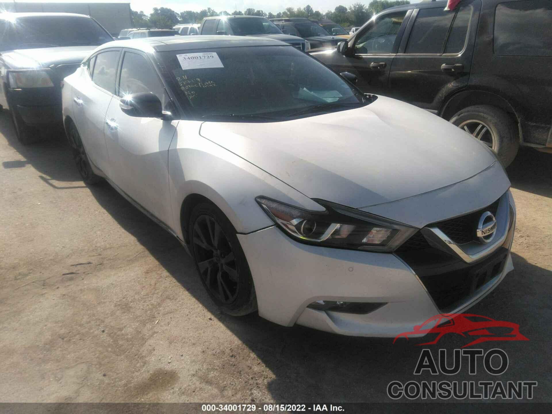 NISSAN MAXIMA 2016 - 1N4AA6AP0GC377118