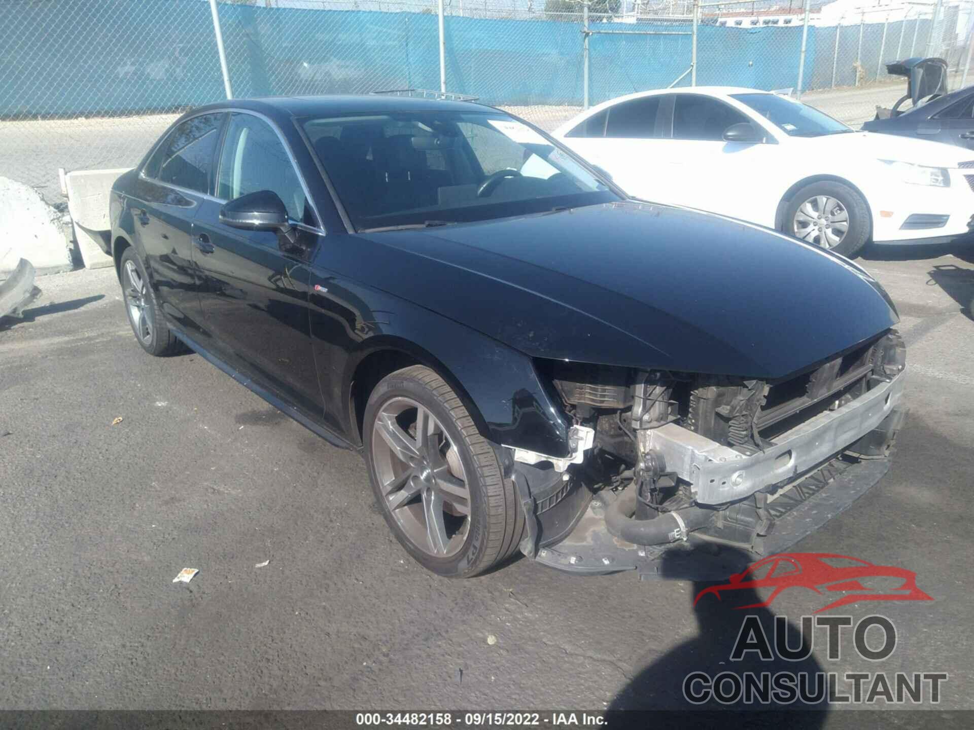 AUDI A4 2017 - WAULMAF47HA160770