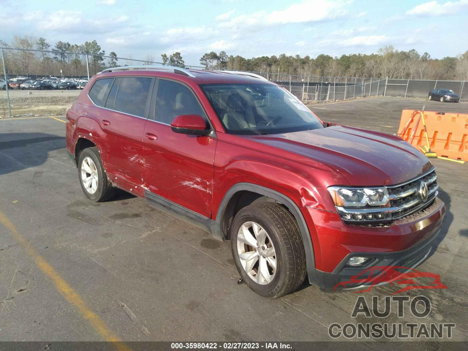 VOLKSWAGEN ATLAS 2018 - 1V2DR2CA2JC552055