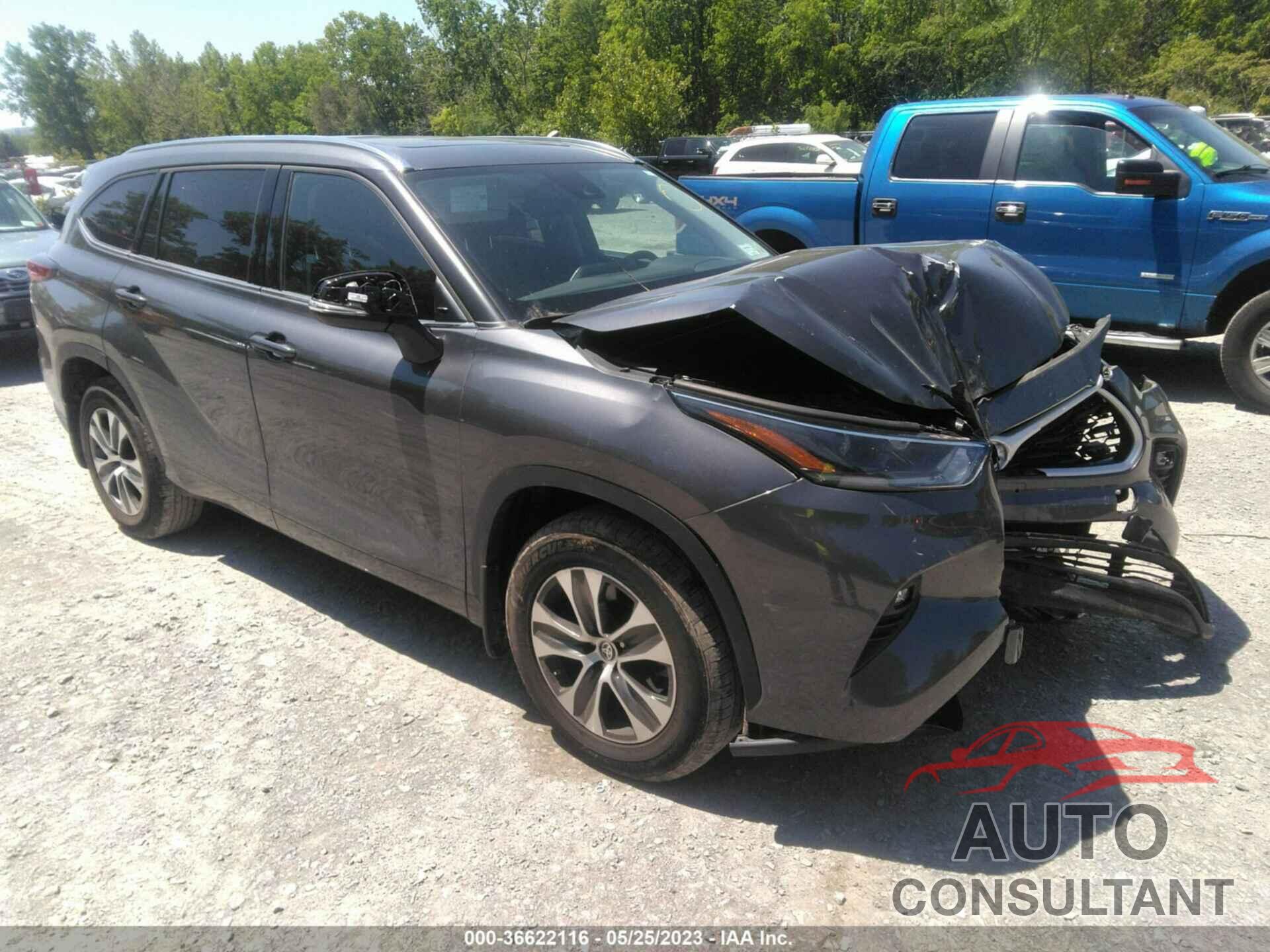 TOYOTA HIGHLANDER 2021 - 5TDHZRBH1MS108310