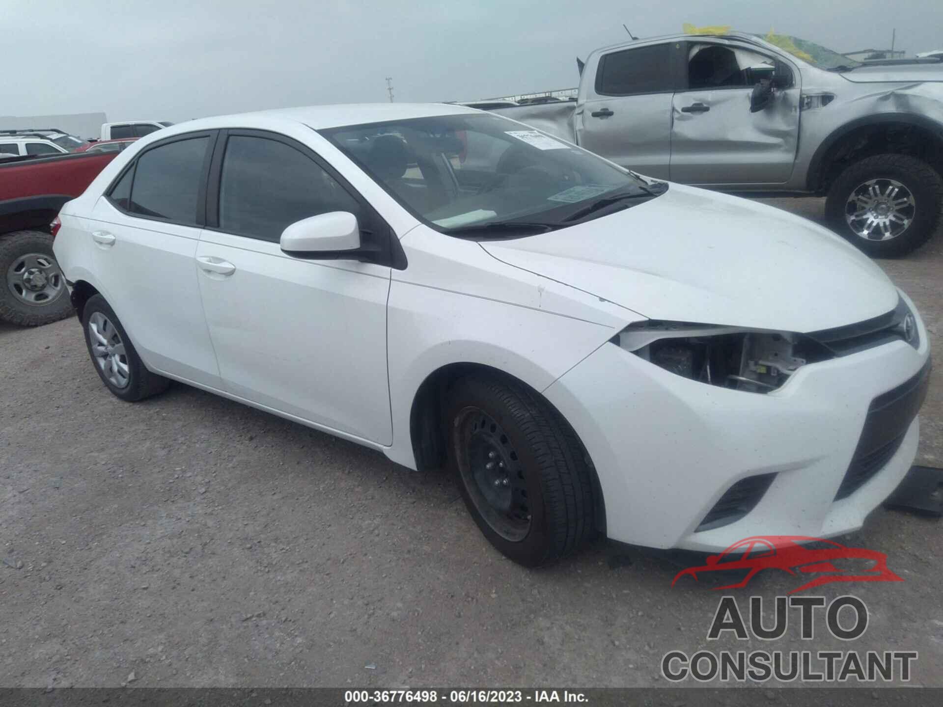 TOYOTA COROLLA 2016 - 5YFBURHE6GP401764