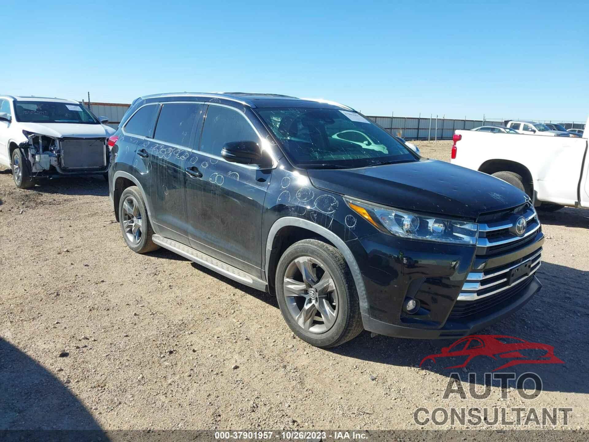 TOYOTA HIGHLANDER 2019 - 5TDDZRFH2KS717086