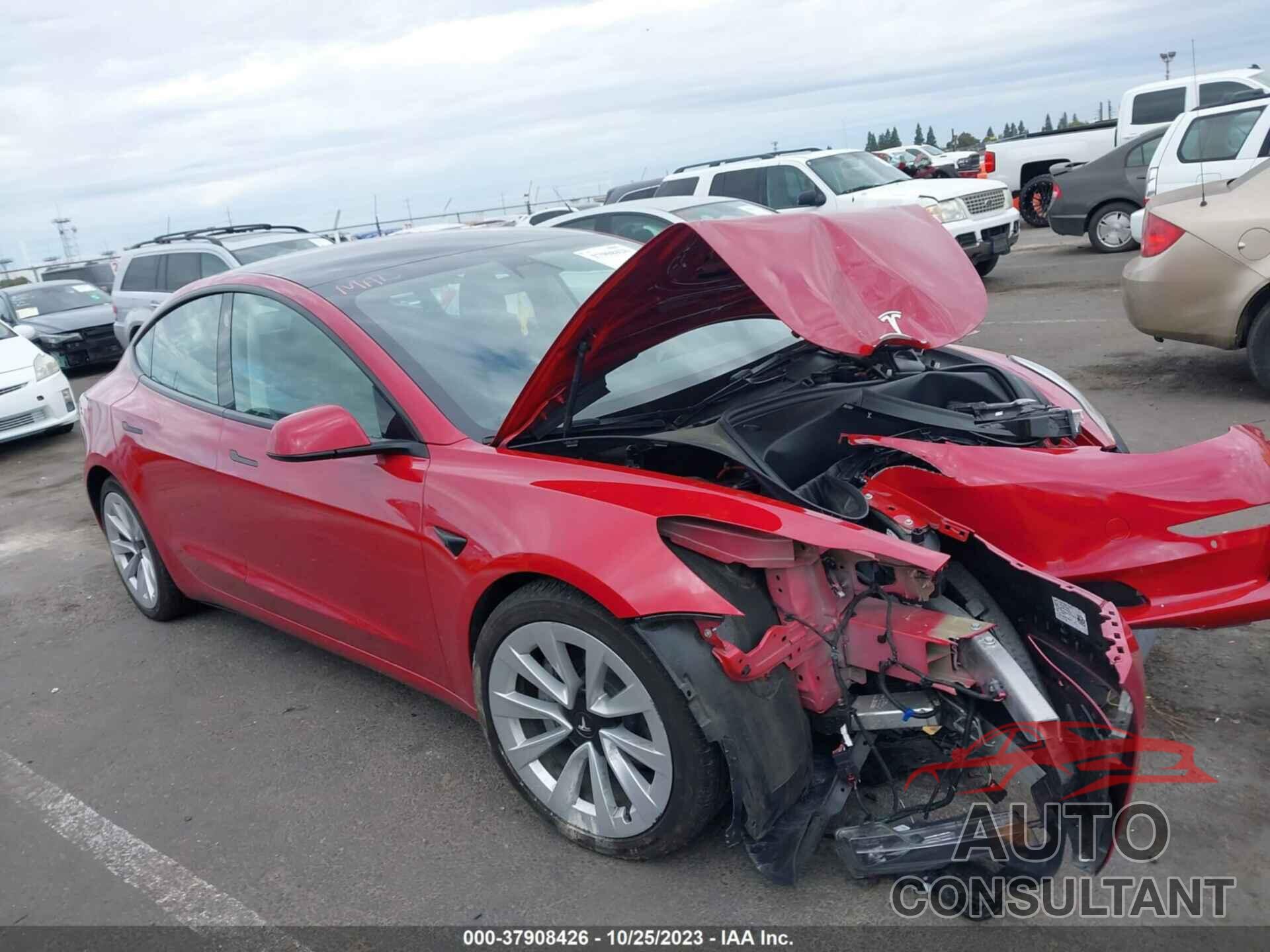 TESLA MODEL 3 2022 - 5YJ3E1EBXNF130522