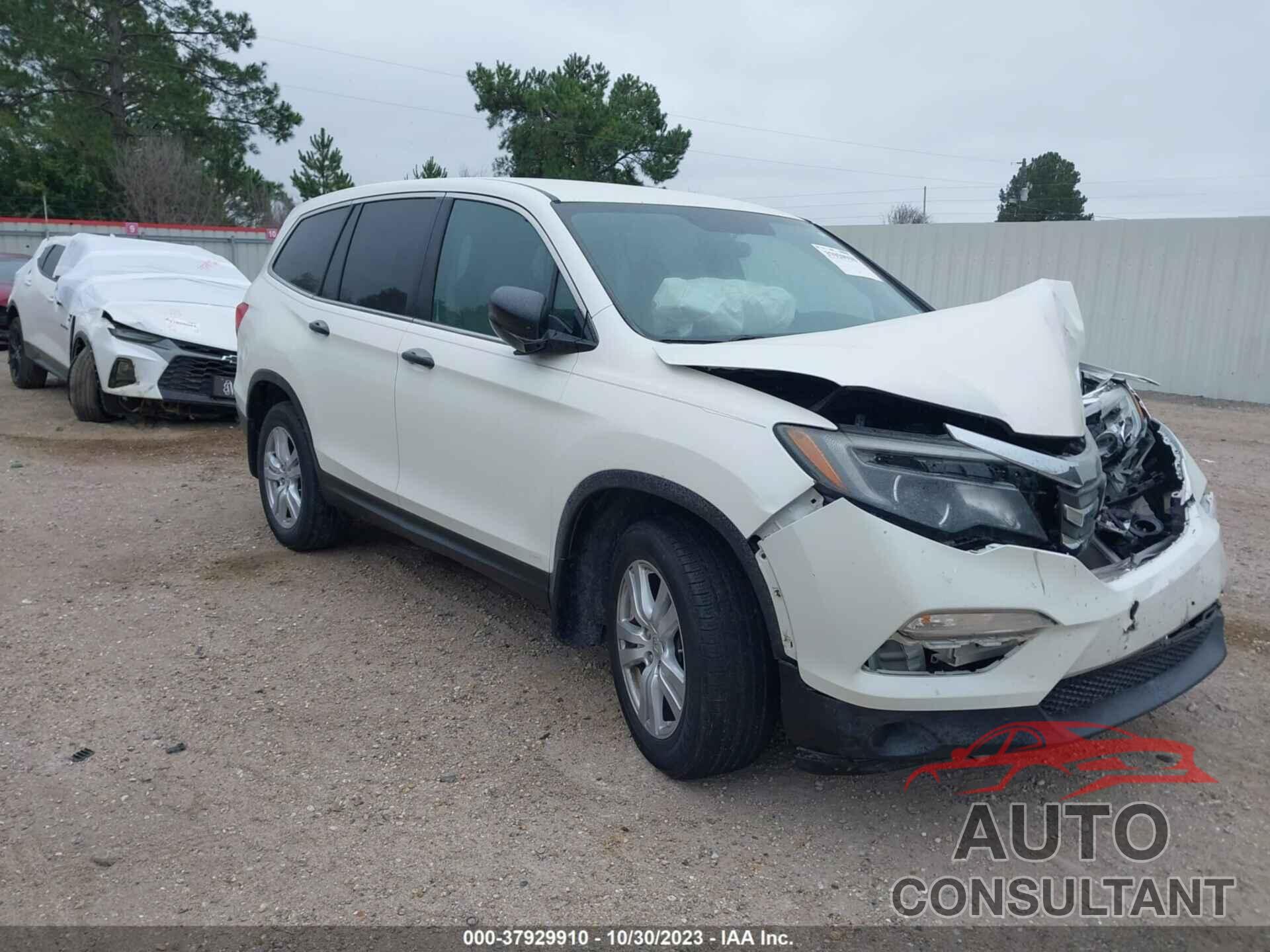 HONDA PILOT 2016 - 5FNYF5H10GB031014