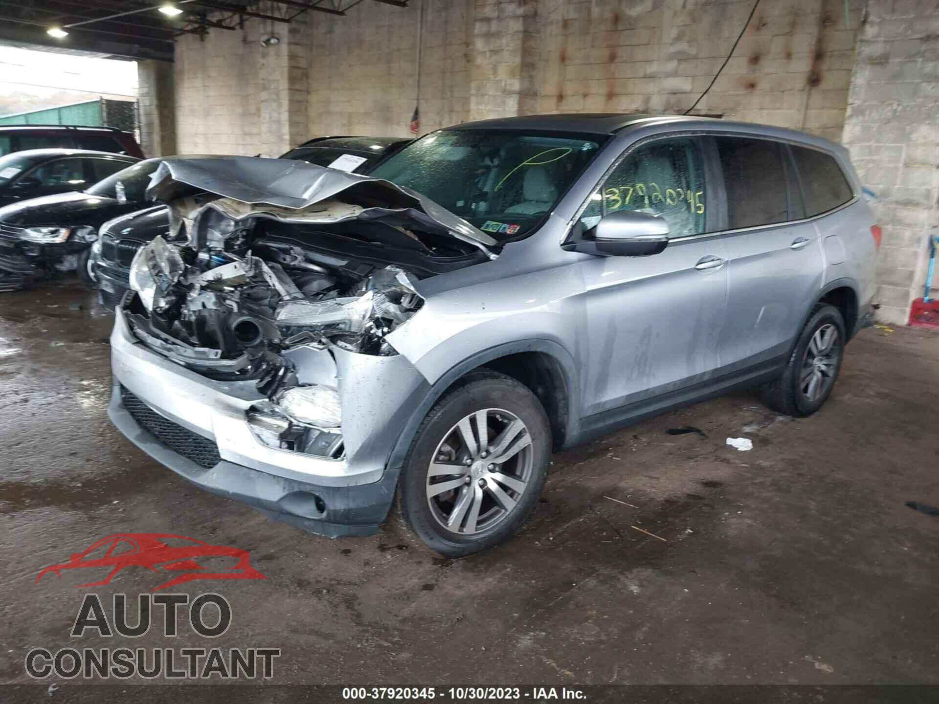 HONDA PILOT 2017 - 5FNYF6H57HB068295