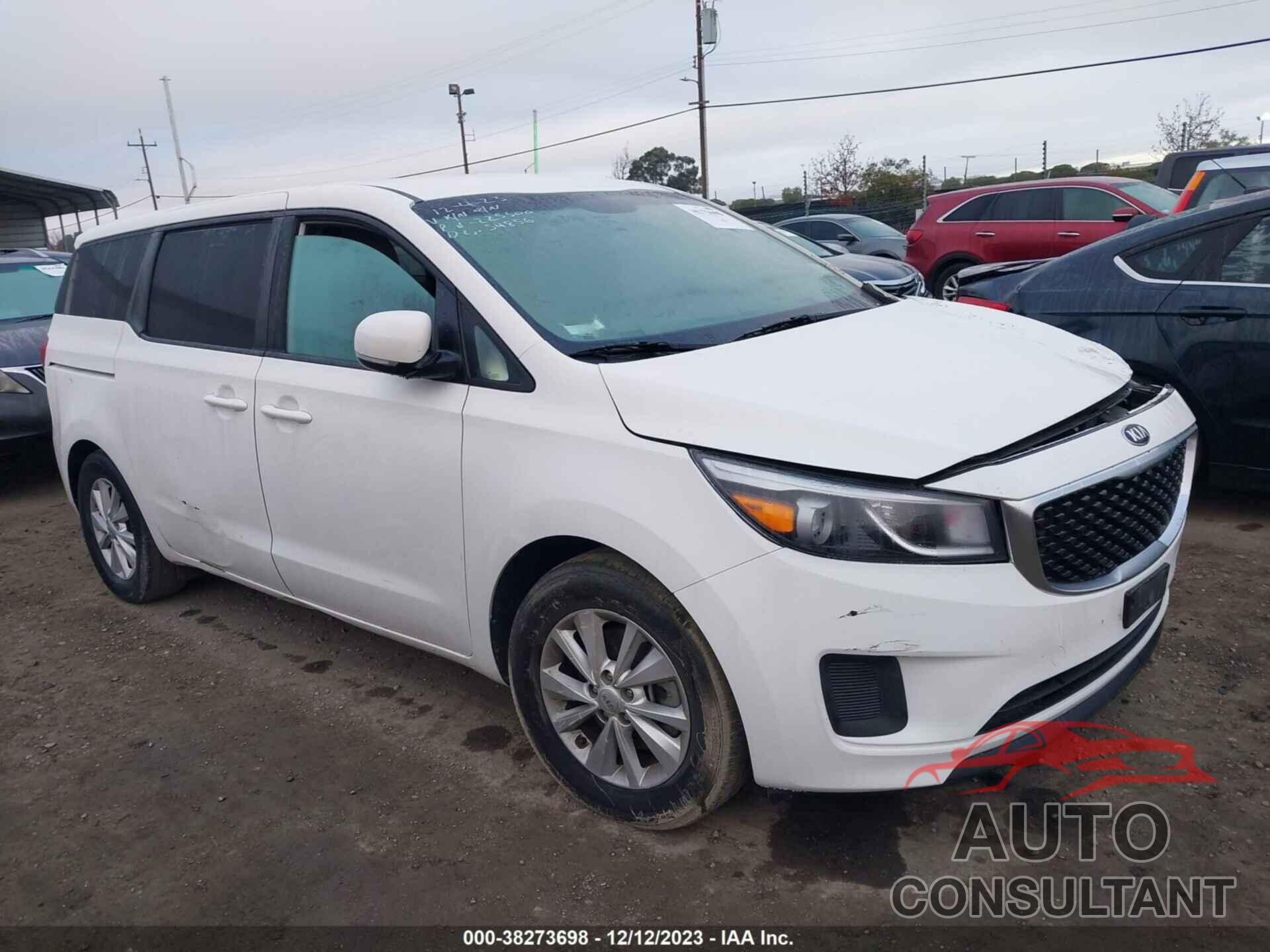 KIA SEDONA 2017 - KNDMB5C16H6225500