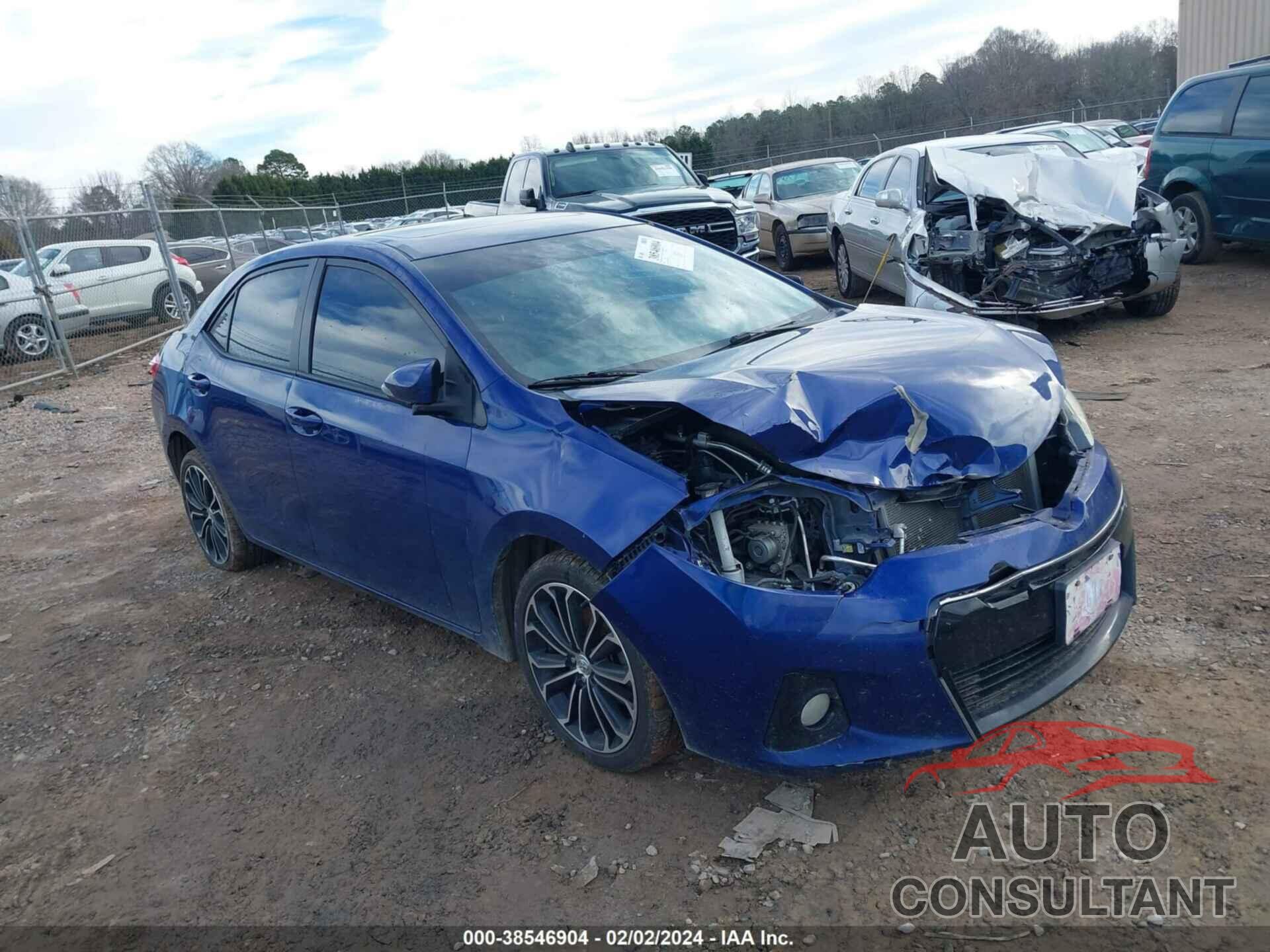 TOYOTA COROLLA 2016 - 2T1BURHE3GC650118