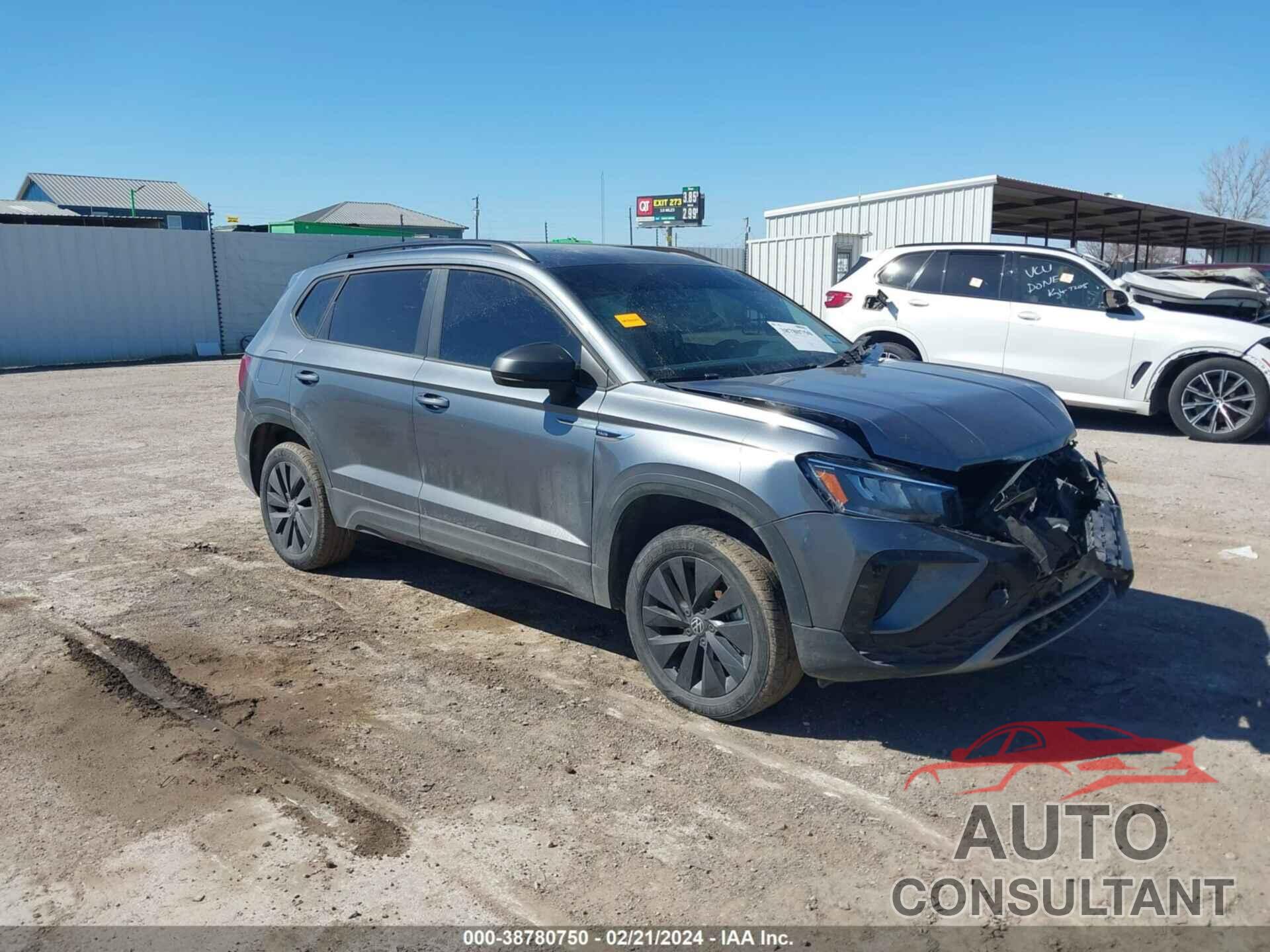 VOLKSWAGEN TAOS 2022 - 3VVCX7B25NM049488