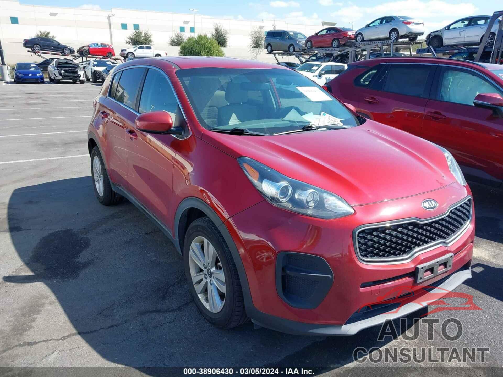 KIA SPORTAGE 2018 - KNDPM3AC4J7484633
