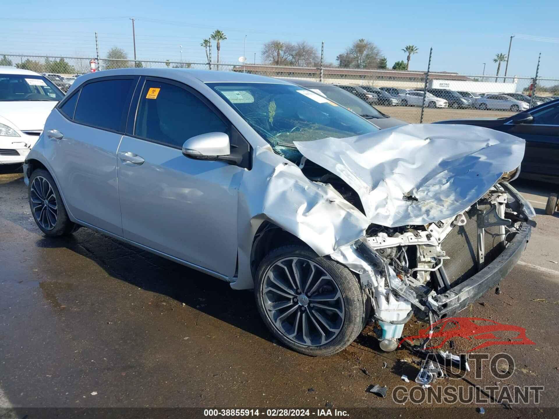 TOYOTA COROLLA 2016 - 5YFBURHE9GP482579