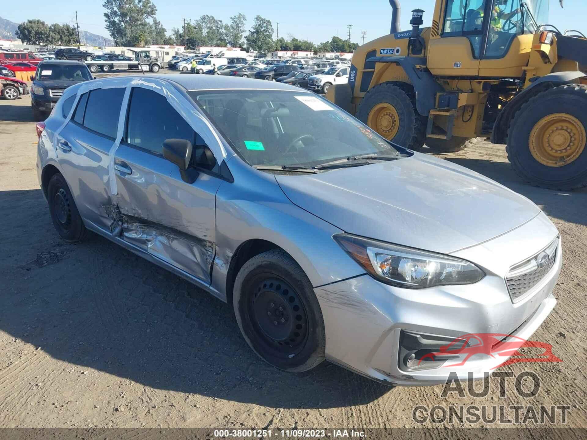 SUBARU IMPREZA 2018 - 4S3GTAA65J3706878