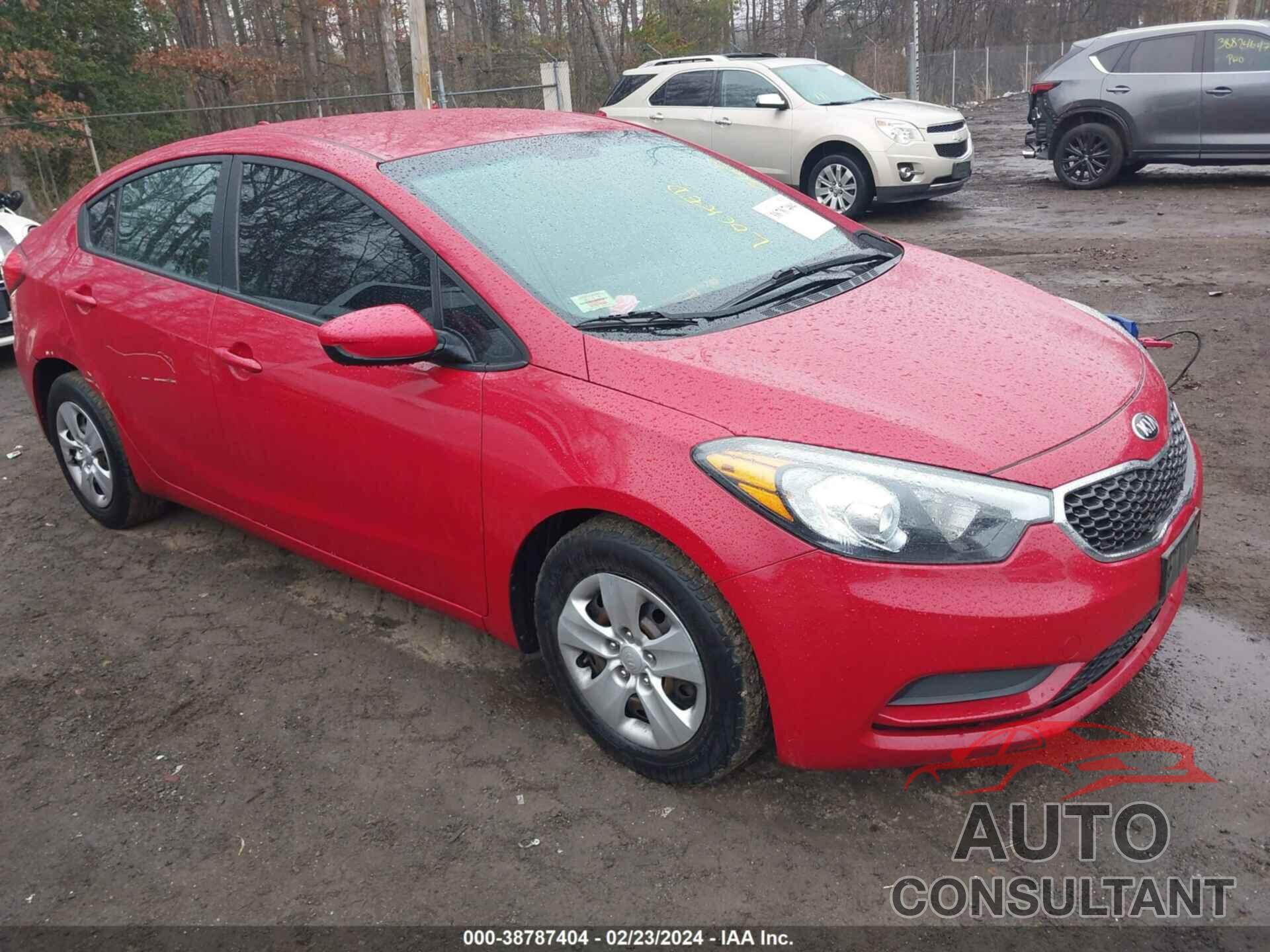 KIA FORTE 2016 - KNAFK4A65G5493117