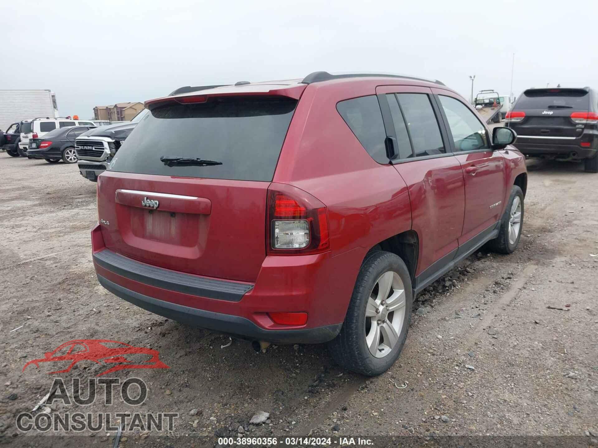 JEEP COMPASS 2017 - 1C4NJDBBXHD143230