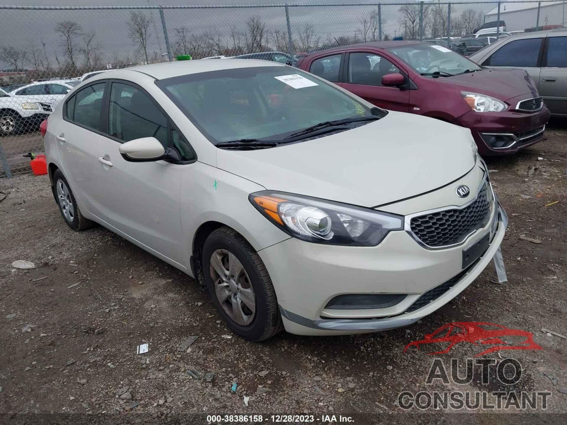 KIA FORTE 2015 - KNAFK4A65F5292901