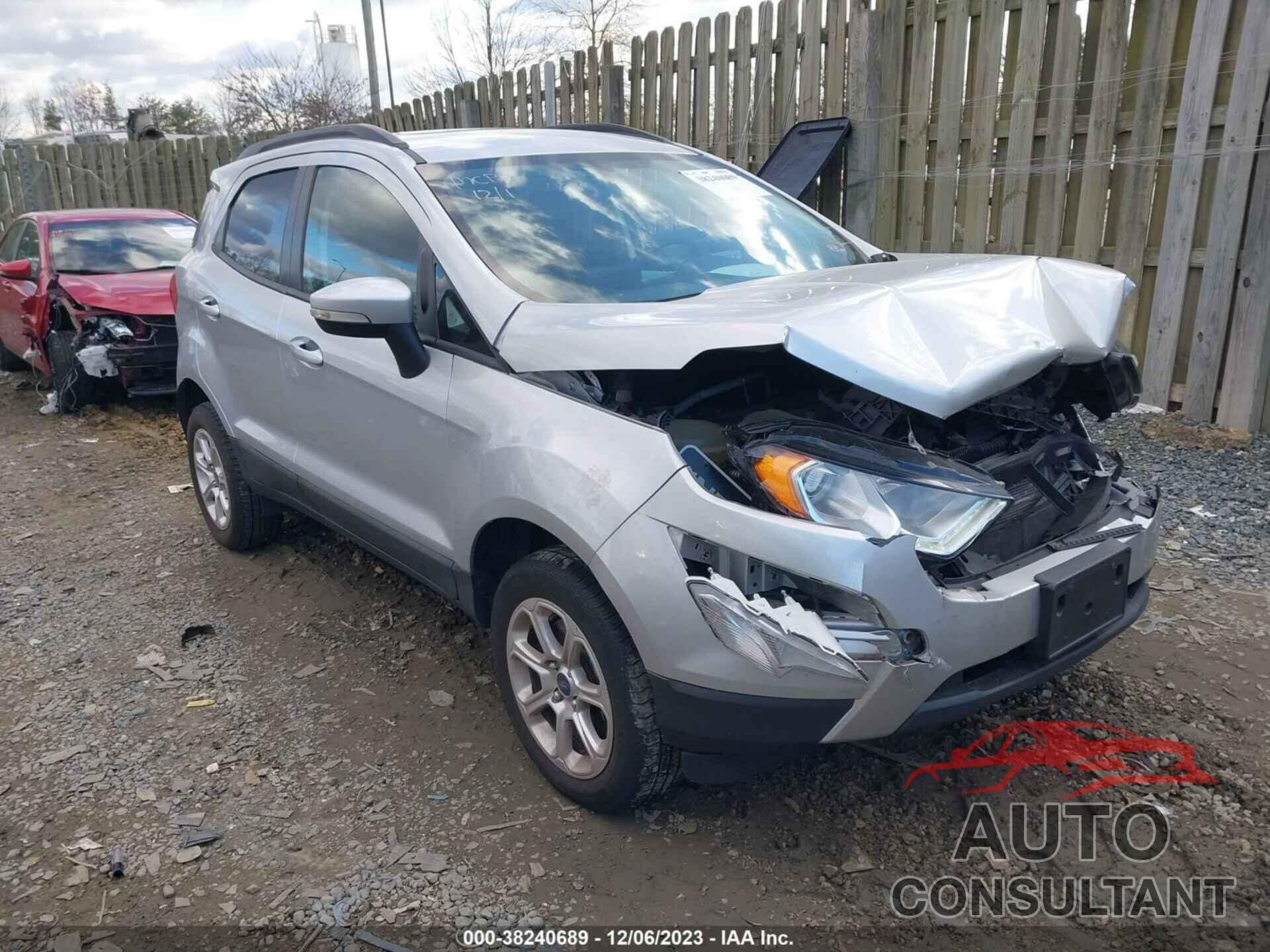 FORD ECOSPORT 2018 - MAJ6P1UL6JC247433