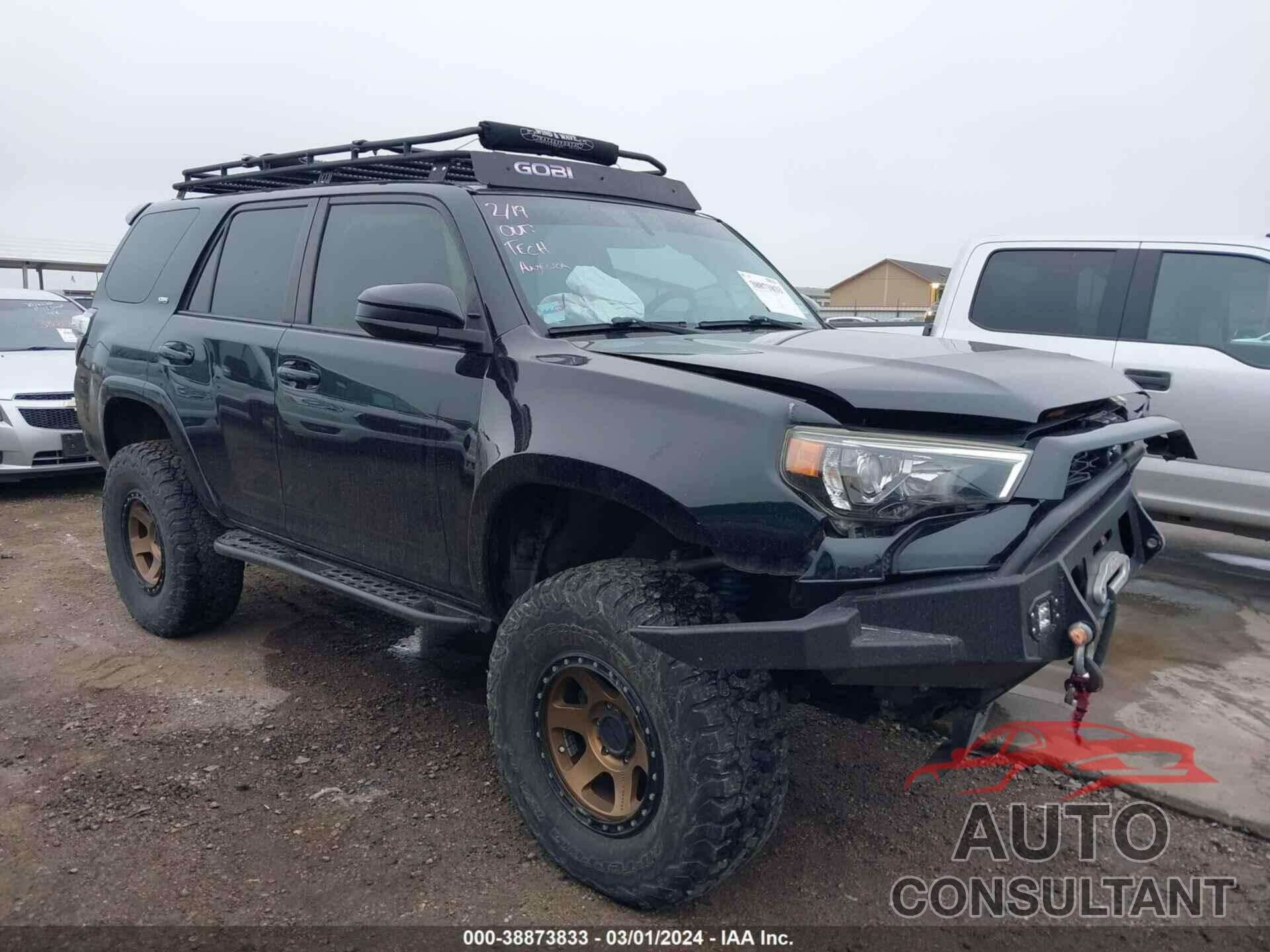 TOYOTA 4RUNNER 2016 - JTEBU5JR4G5385935