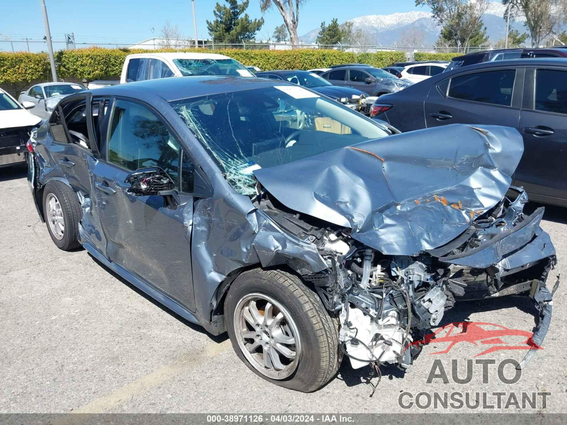 TOYOTA COROLLA 2022 - JTDEAMDE0N3002935