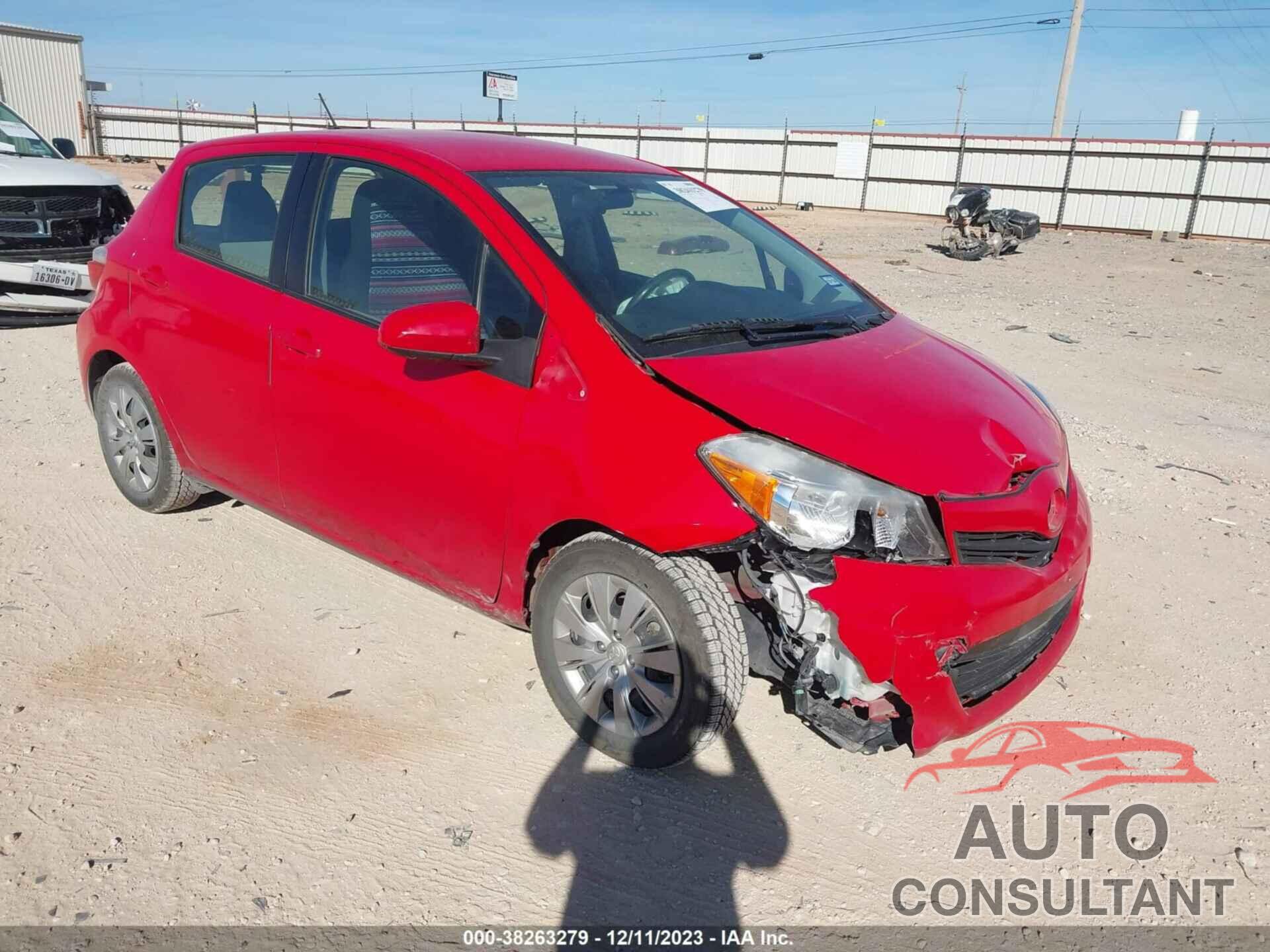 TOYOTA YARIS 2012 - JTDKTUD30CD512365