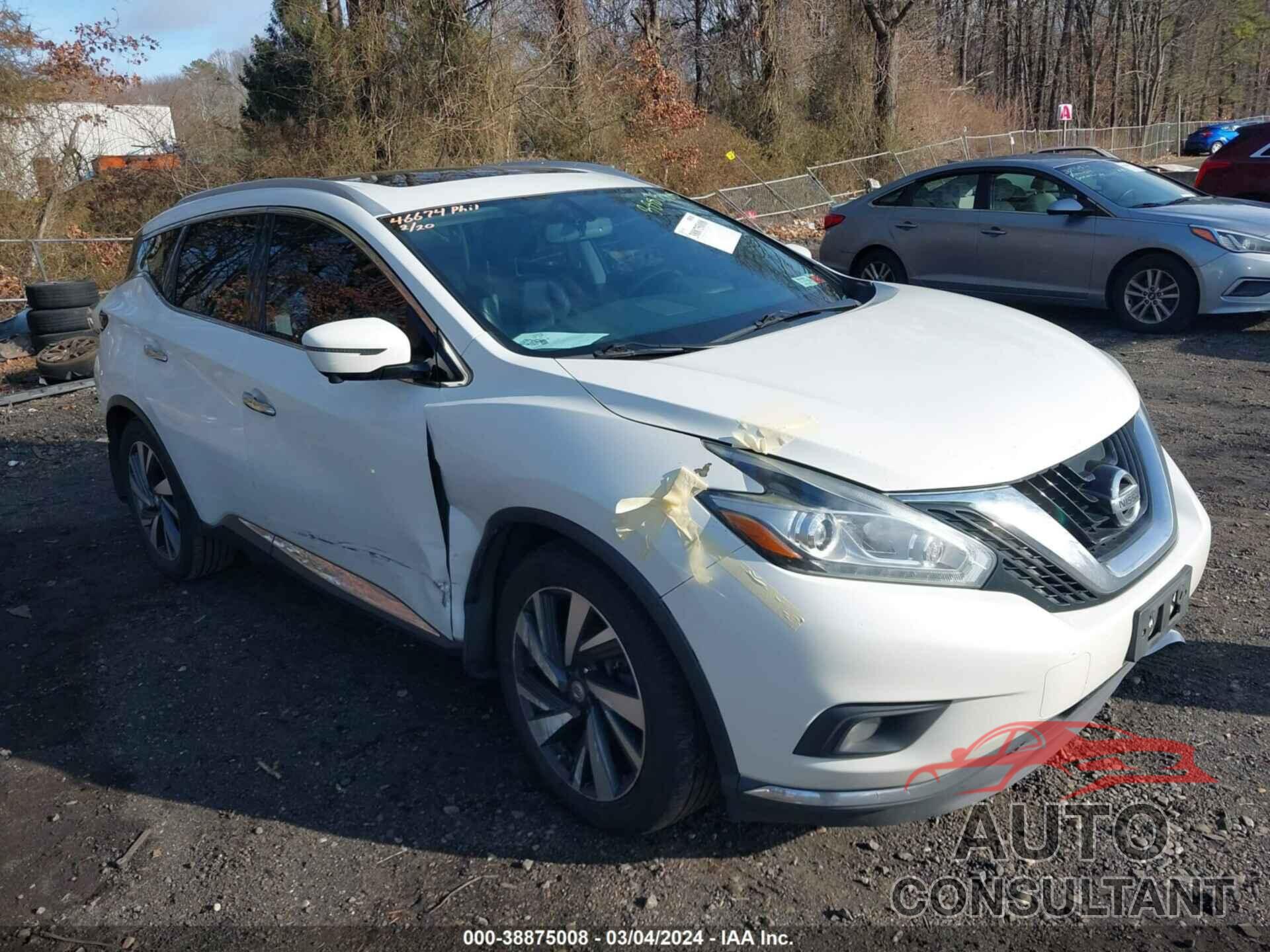 NISSAN MURANO 2016 - 5N1AZ2MH8GN107103