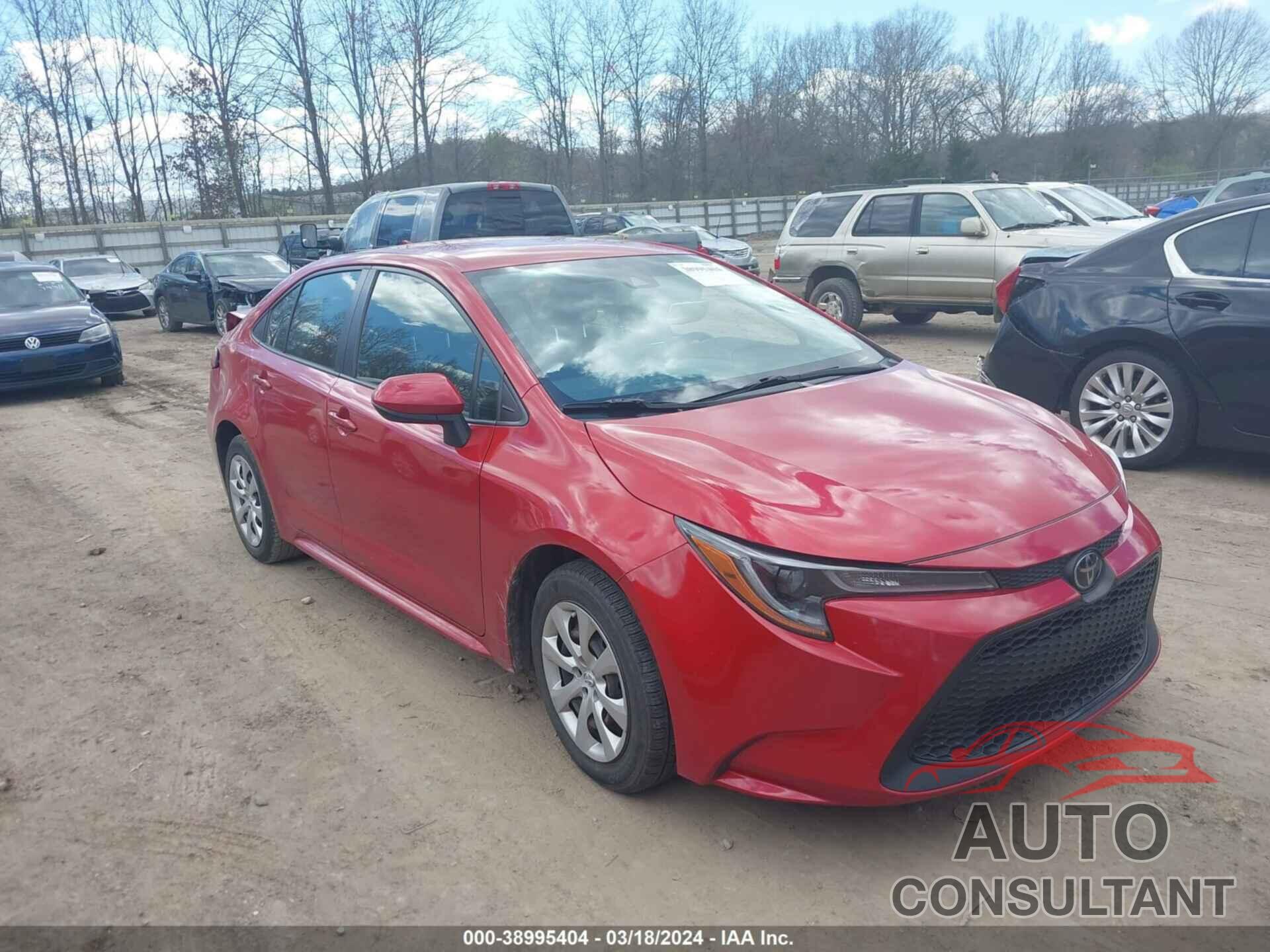 TOYOTA COROLLA 2020 - JTDEPRAE8LJ042754