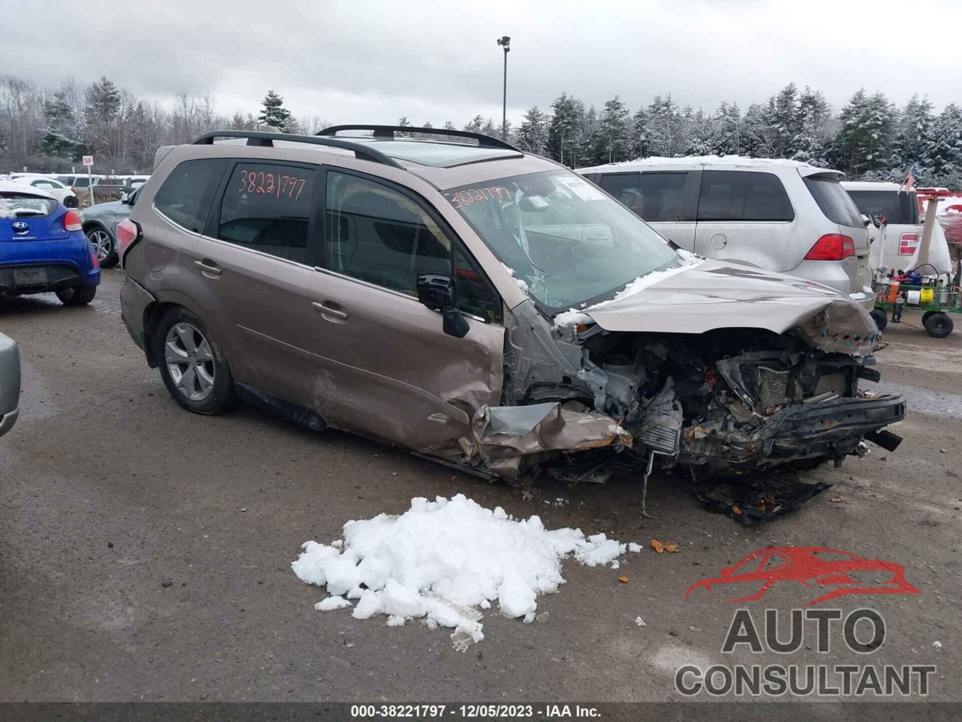 SUBARU FORESTER 2016 - JF2SJAHC5GH554884