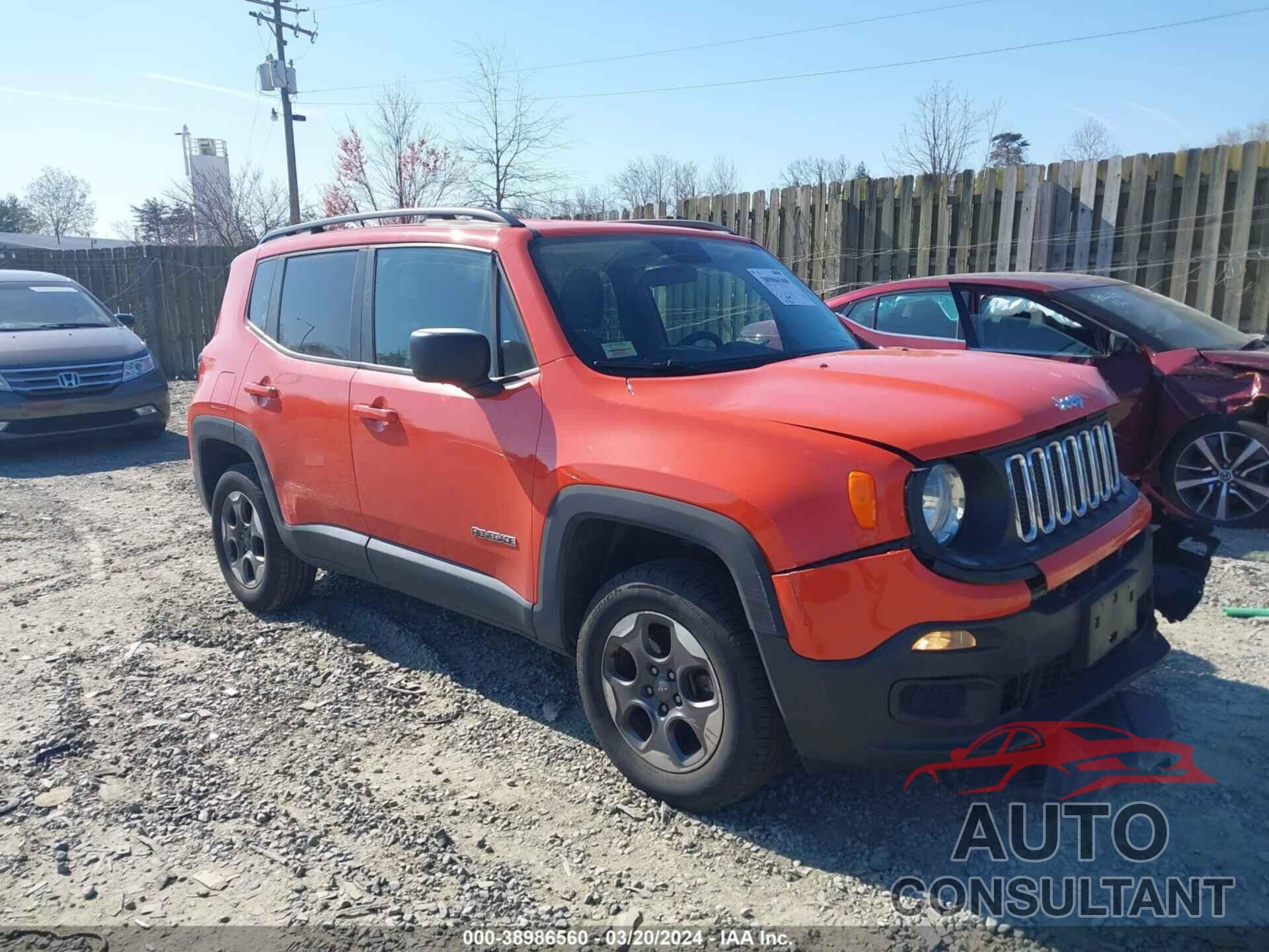 JEEP RENEGADE 2017 - ZACCJBAB5HPG09497