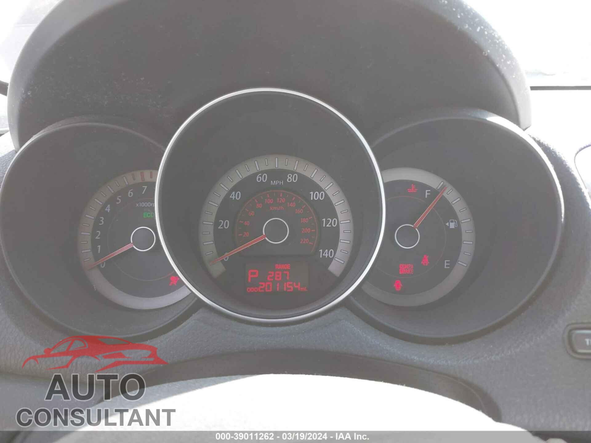 KIA FORTE 2011 - KNAFU4A22B5459846