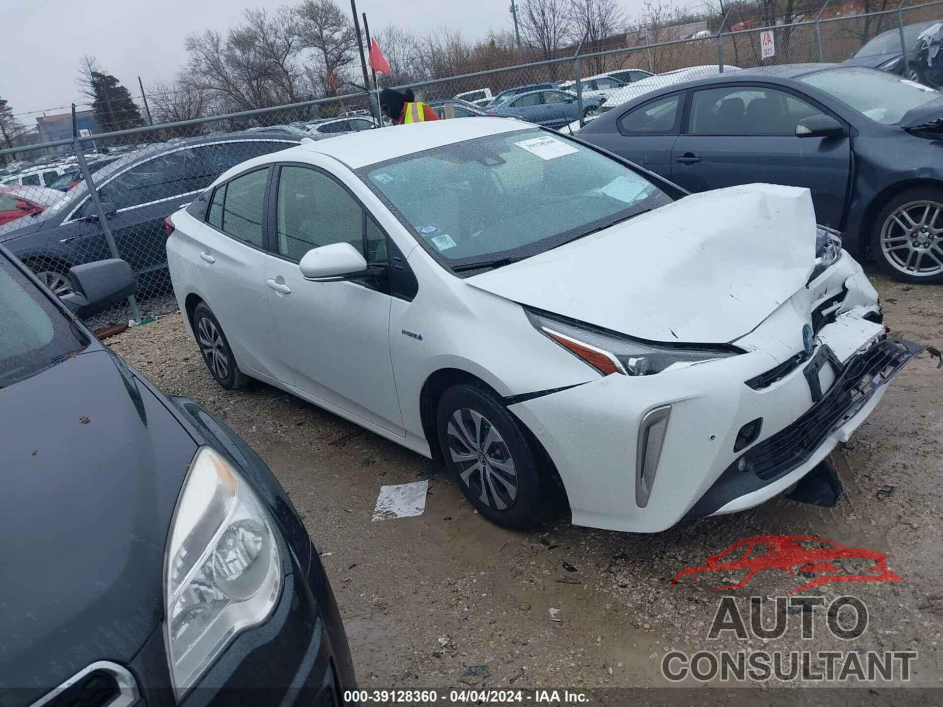 TOYOTA PRIUS 2021 - JTDL9MFU7M3026927