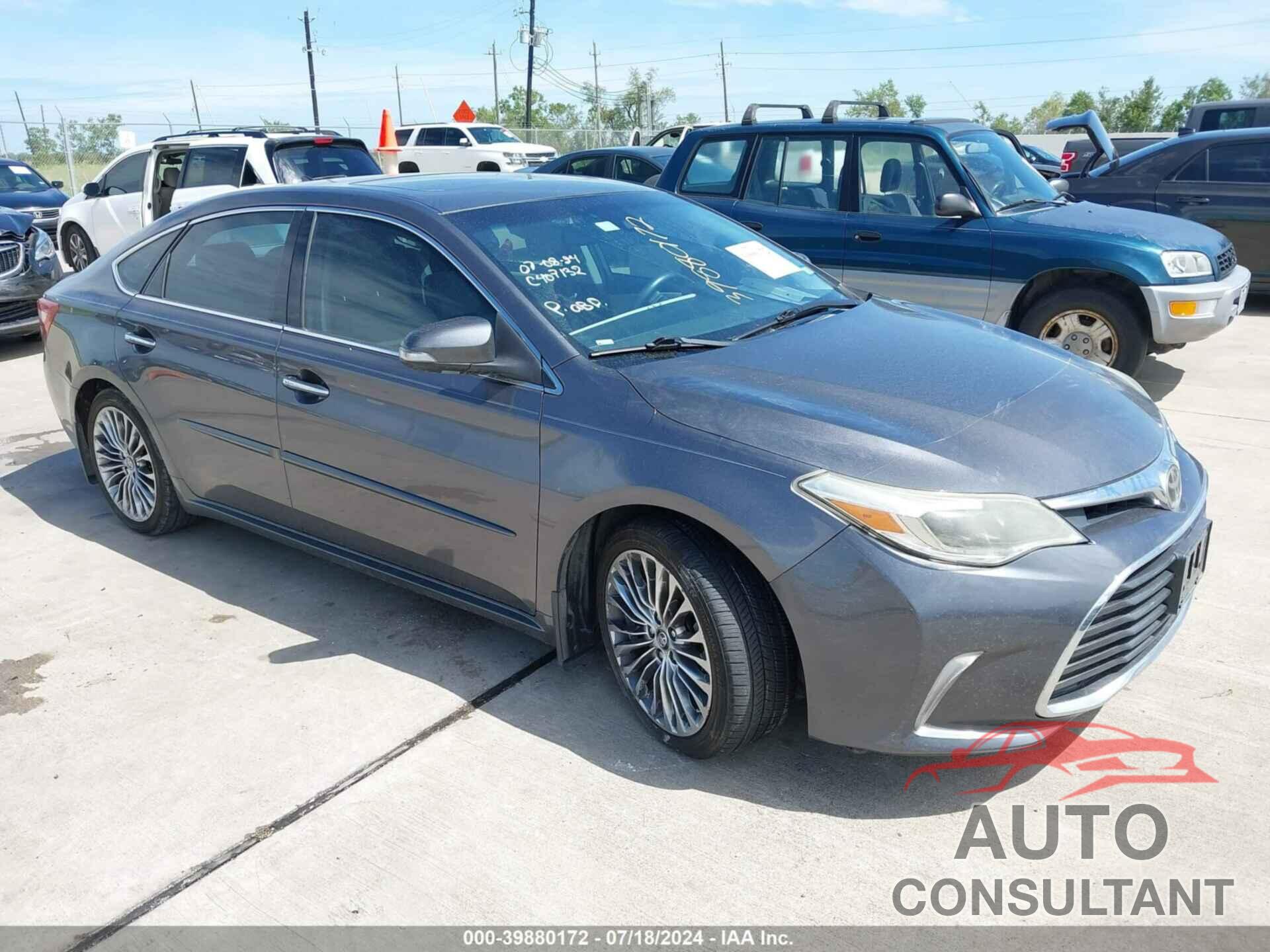 TOYOTA AVALON 2016 - 4T1BK1EB9GU221579