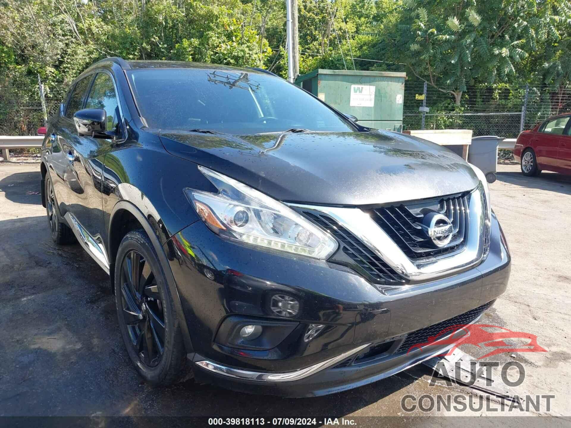 NISSAN MURANO 2017 - 5N1AZ2MH5HN178325