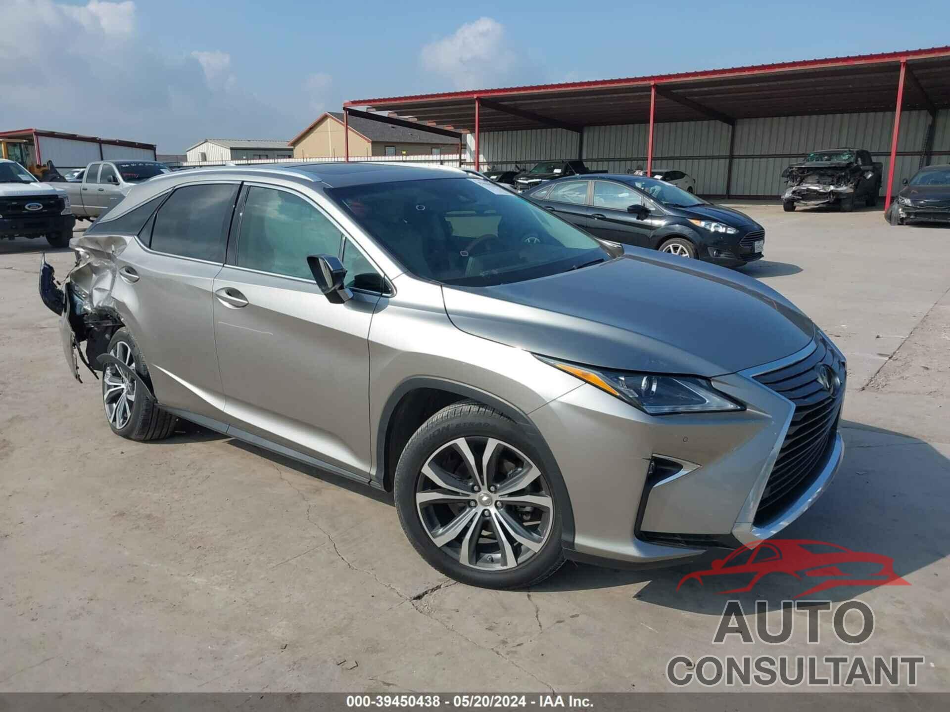 LEXUS RX 2017 - 2T2ZZMCA3HC088077