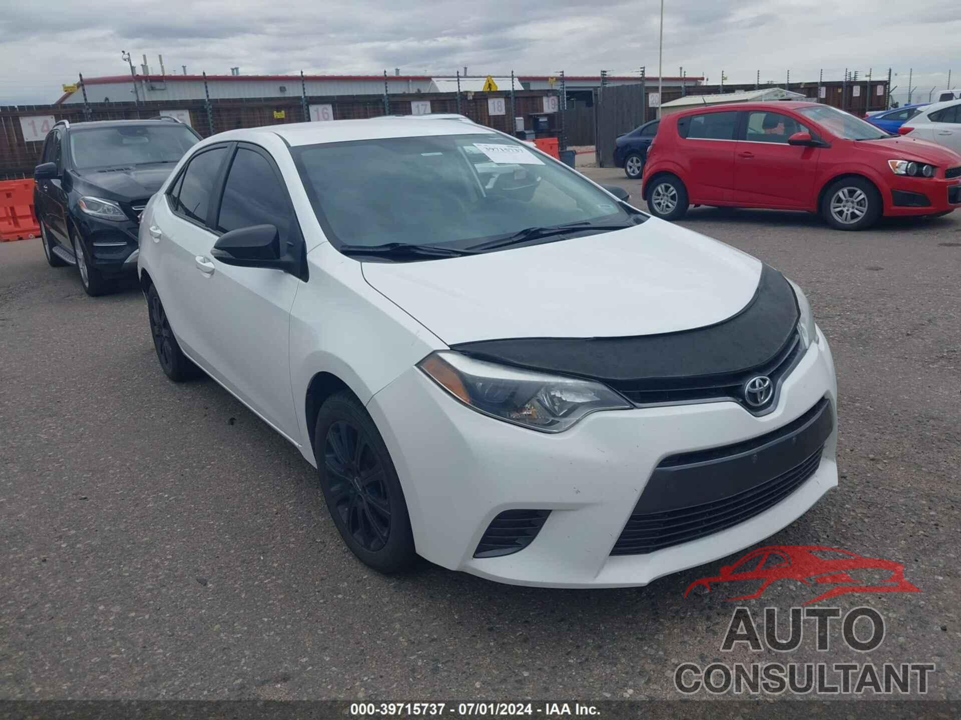 TOYOTA COROLLA 2016 - 2T1BURHE4GC692555