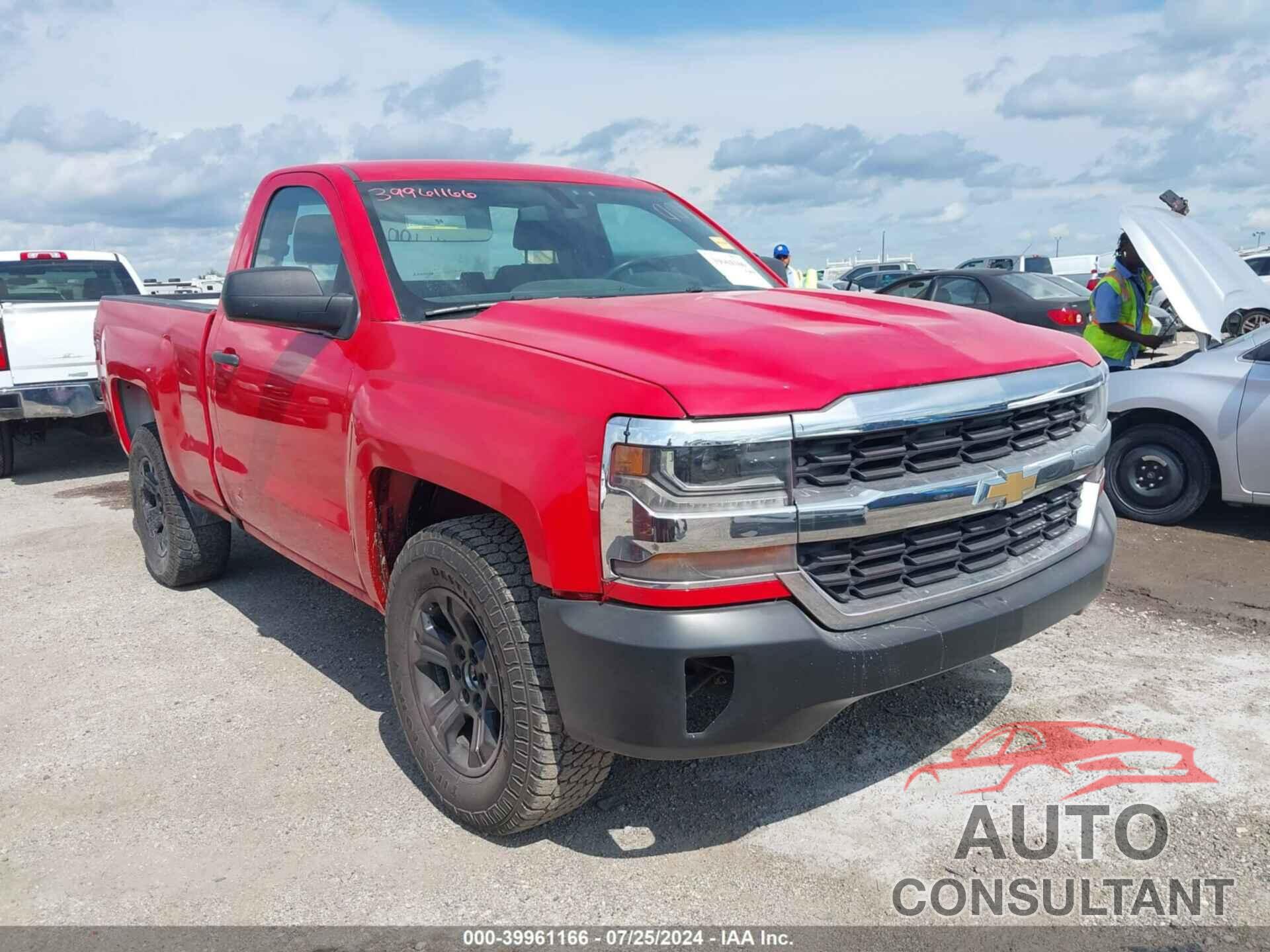 CHEVROLET SILVERADO 1500 2016 - 1GCNCNEH1GZ184007