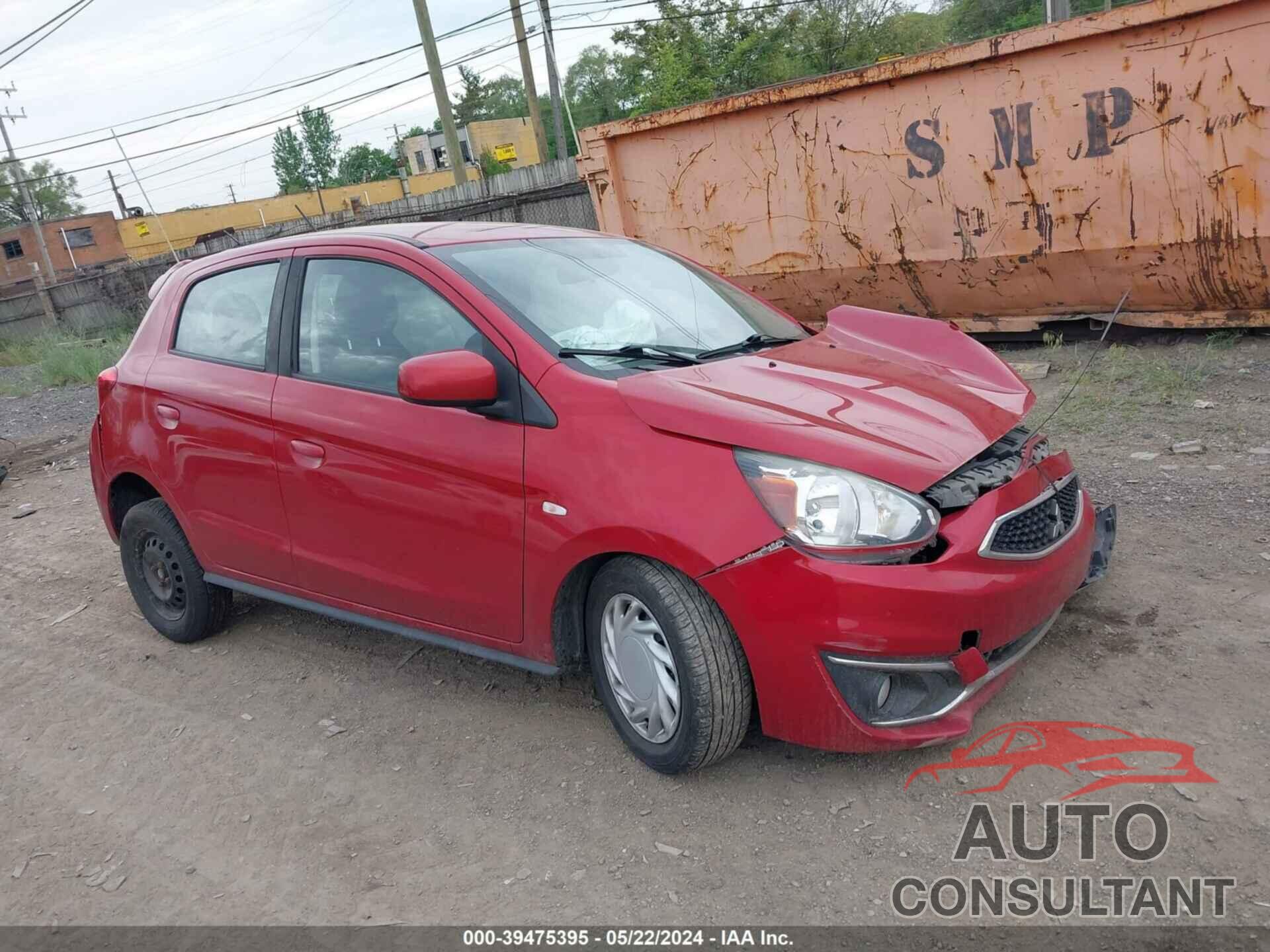 MITSUBISHI MIRAGE 2017 - ML32A3HJ1HH014848