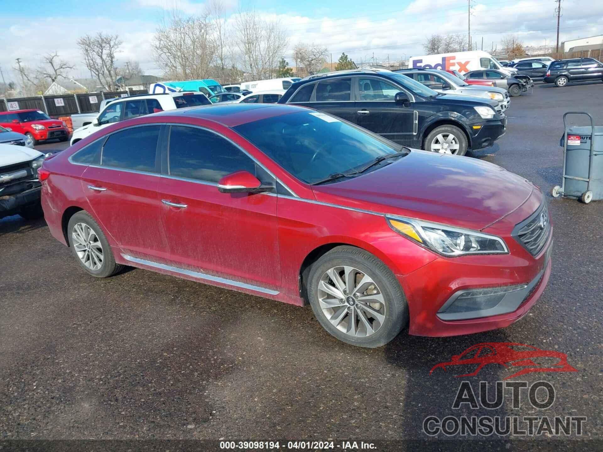 HYUNDAI SONATA 2016 - 5NPE34AF0GH433015