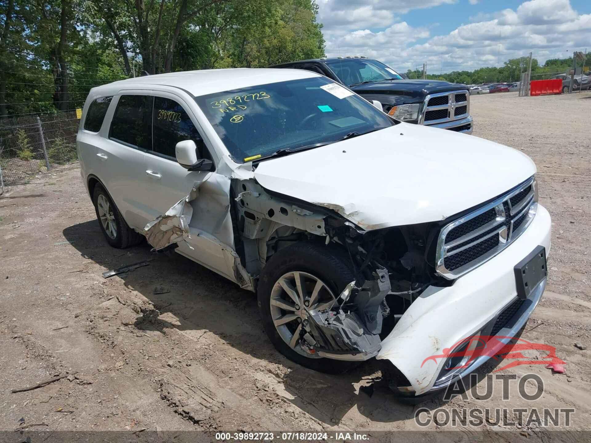 DODGE DURANGO 2017 - 1C4RDHAG9HC925988