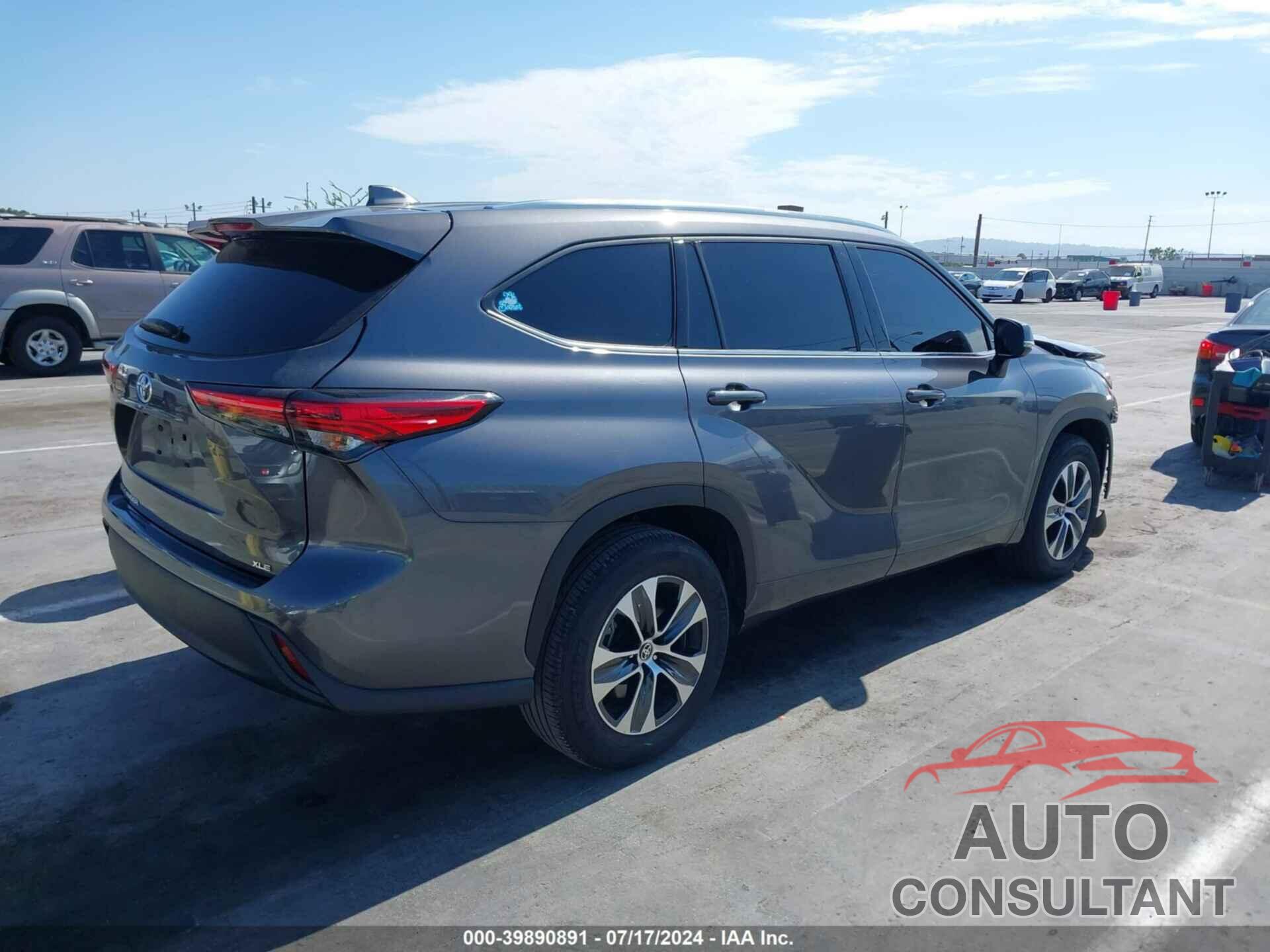 TOYOTA HIGHLANDER 2021 - 5TDGZRAH3MS068180